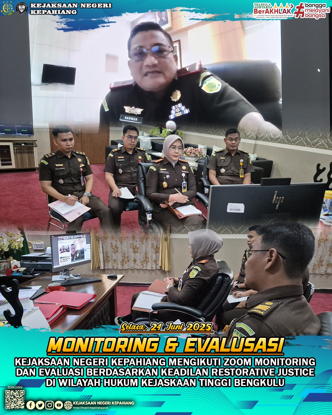 MONITORING DAN EVALUASI RESTORATIVE JUSTICE