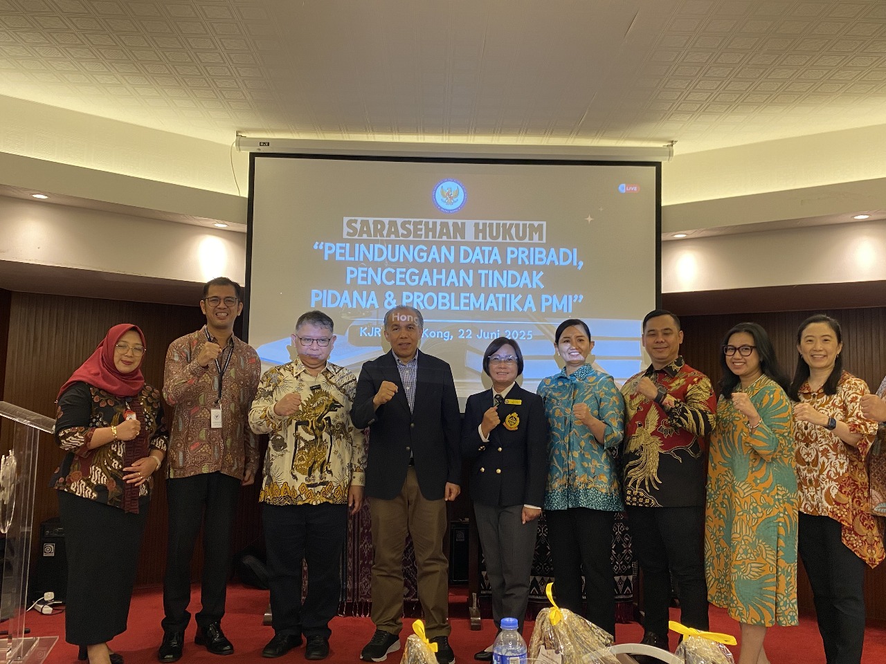 JAM-Datun Soroti Pentingnya Perlindungan Data Pribadi kepada Pekerja Migran Indonesia di Hong Kong
