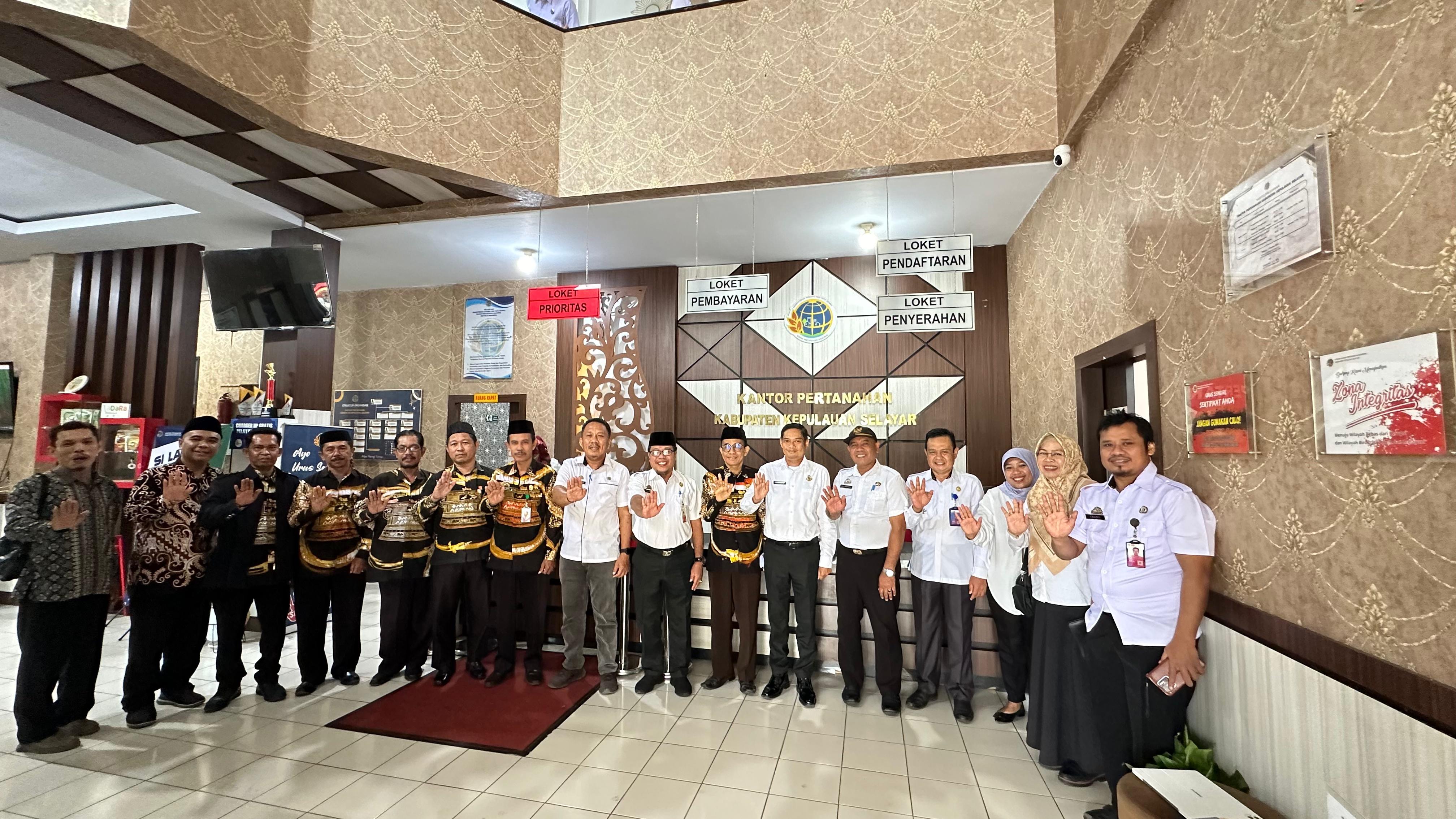 Monitoring dan Evaluasi Pelaksanaan Percepatan Tanah Wakaf Kabupaten Kepulauan Selayar