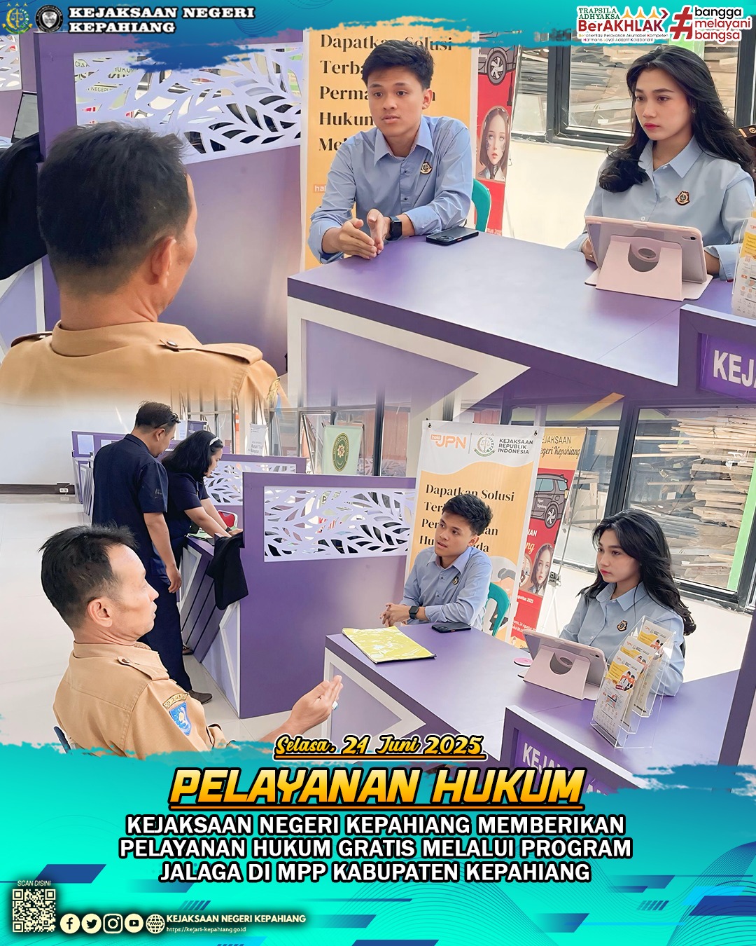 JAKSA MELAYANI WARGA JALAGA) KEJAKSAAN NEGERI KEPAHIANG DI MALL PELAYANAN PUBLIK MPP) KABUPATEN KEPAHIANG