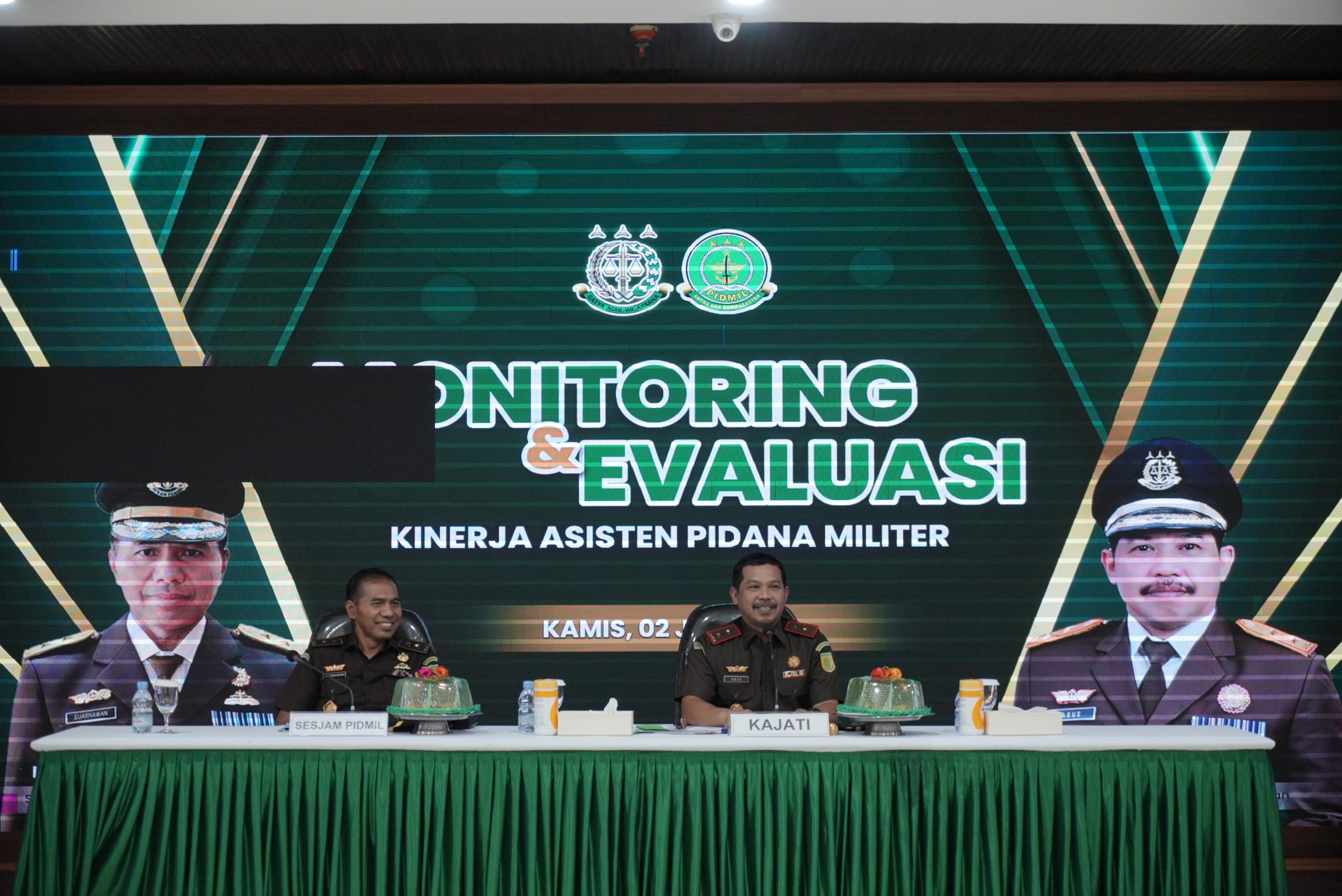 Sesjampidmil I Made Suarnawan Gelar Monitoring dan Evaluasi Kinerja Pidana Militer di Kejati Sulsel