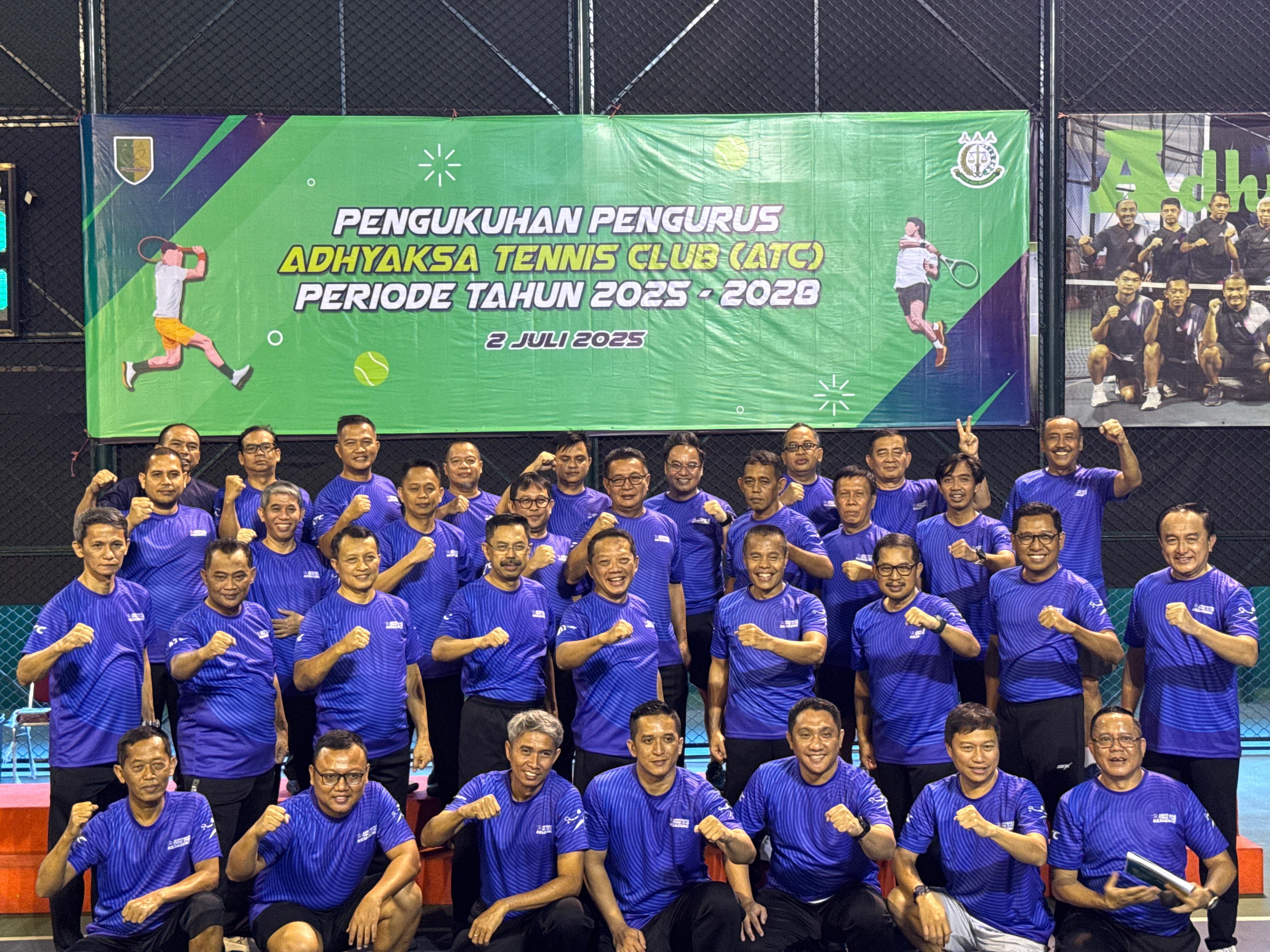 Jaksa Agung Muda Pengawasan Ketua Adhyaksa Tennis Club Periode Tahun 2025-2028