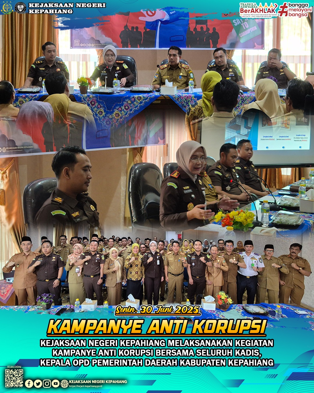 KEJAKSAAN NEGERI KEPAHIANG MELAKSANAKAN KAMPANYE ANTI KORUPSI