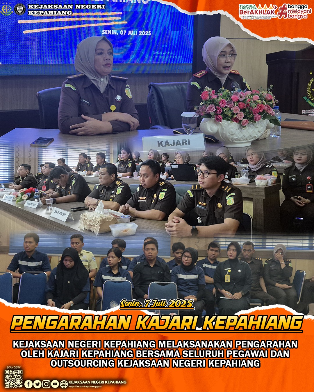 PENGARAHAN KAJARI KEJAKSAAN NEGERI KEPAHIANG