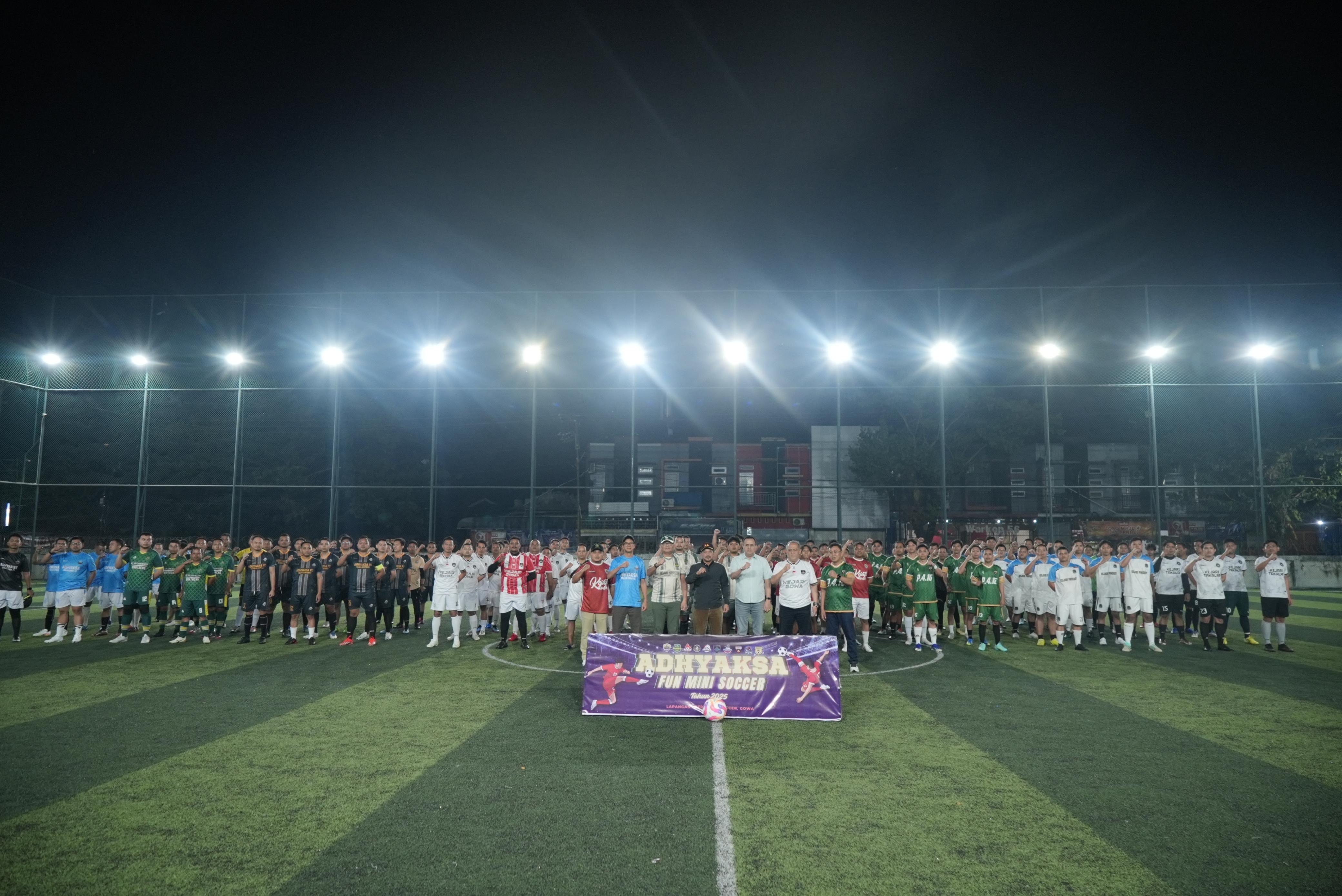 Kajati Sulsel Agus Salim Buka Adhyaksa Fun Mini Soccer 2025, Pererat Silaturahmi dan Tingkatkan Semangat Berolahraga