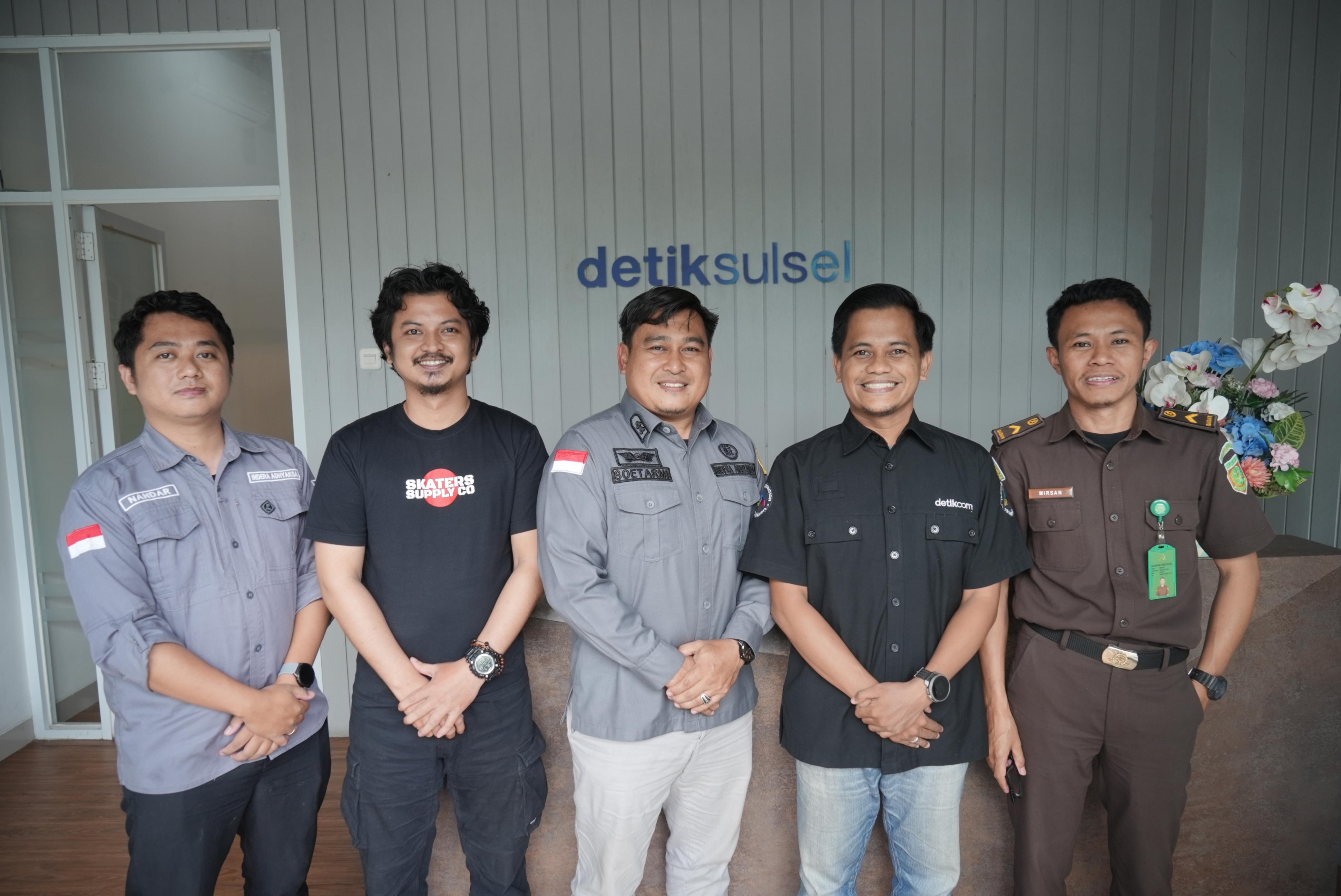 Kejati Sulsel Kunjungi Detik Sulsel Rayakan HUT ke-27, Apresiasi Dukungan Pemberitaan