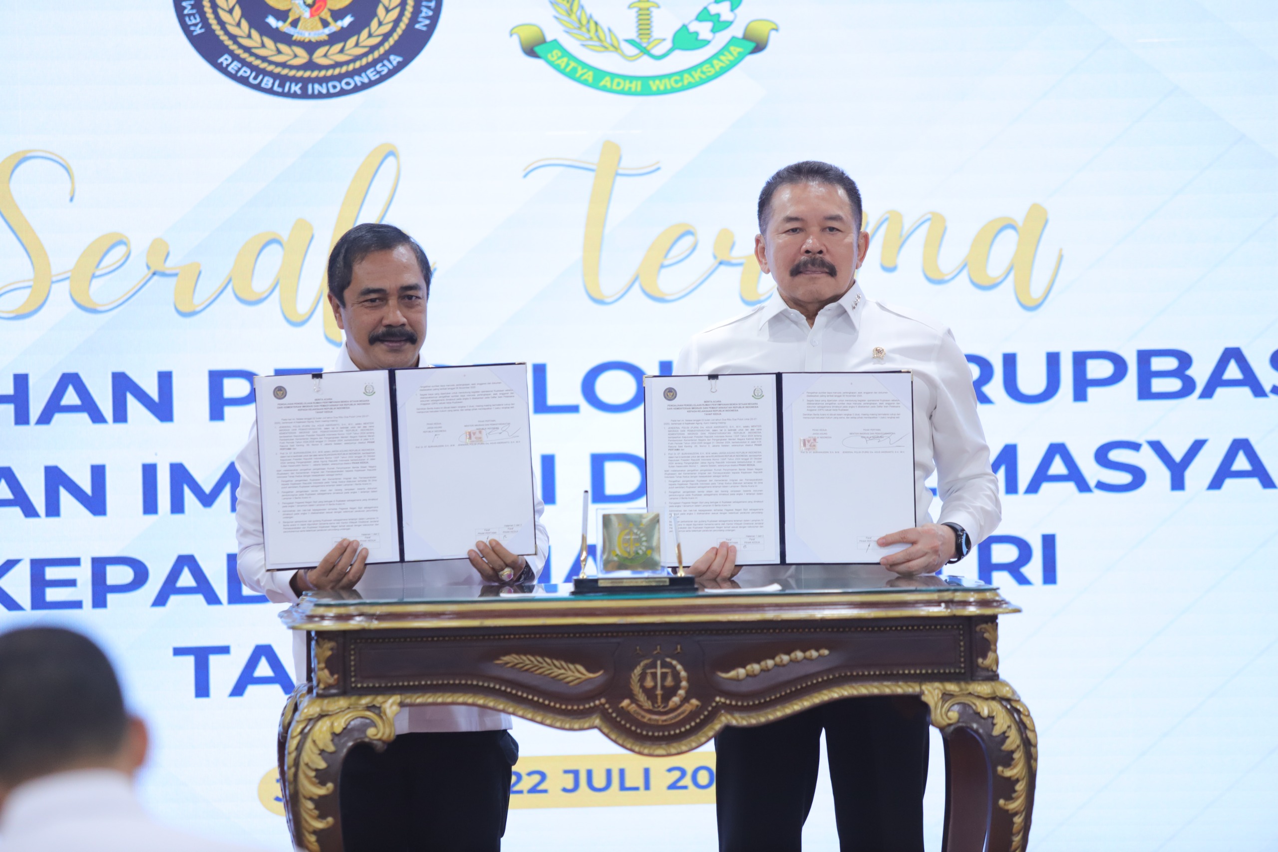 Pengalihan Pengelolaan Rupbasan Tahap II  dari Kementerian Imigrasi dan Pemasyarakatan  kepada Kejaksaan RI
