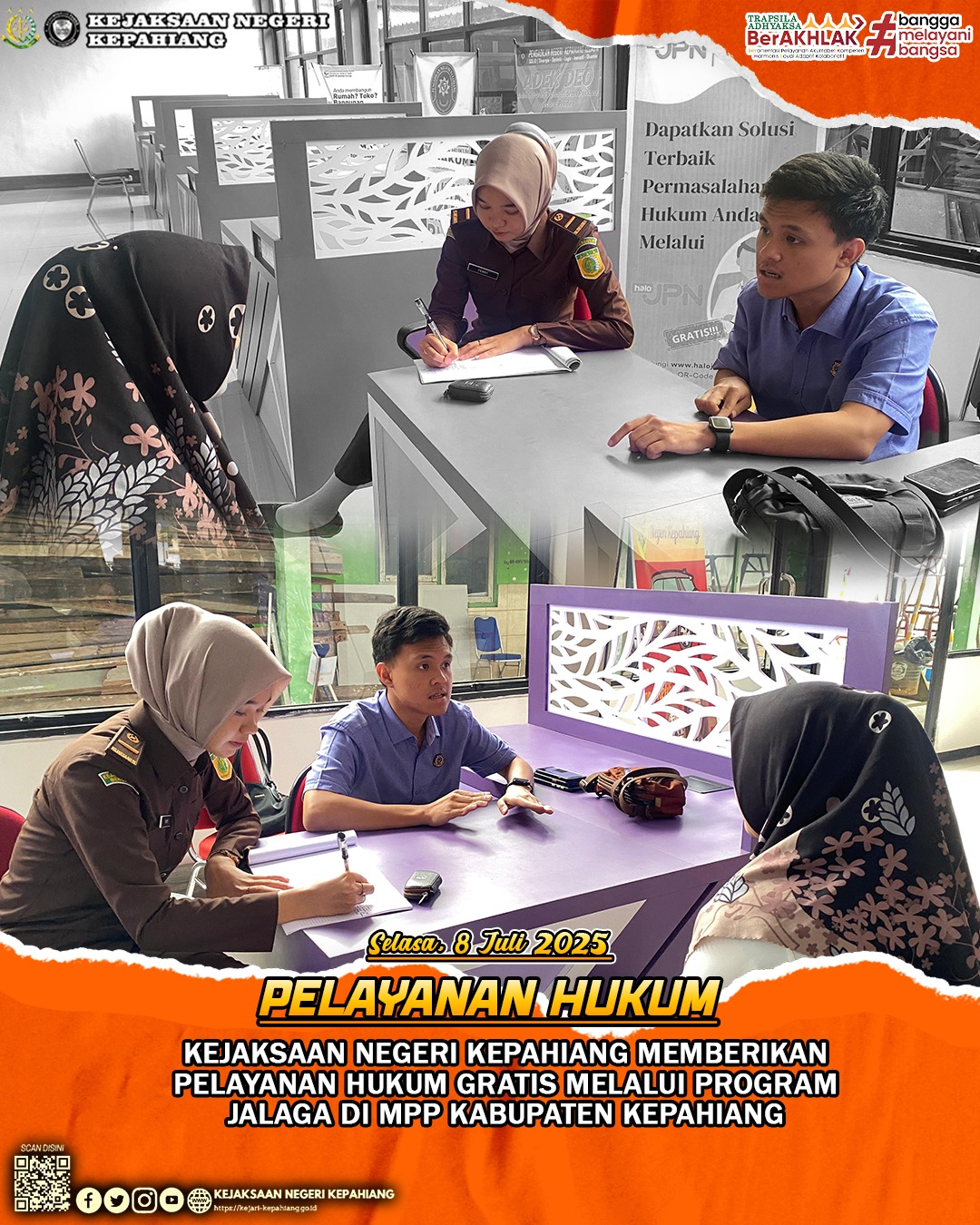JAKSA MELAYANI WARGA JALAGA) KEJAKSAAN NEGERI KEPAHIANG DI MALL PELAYANAN PUBLIK MPP) KABUPATEN KEPAHIANG