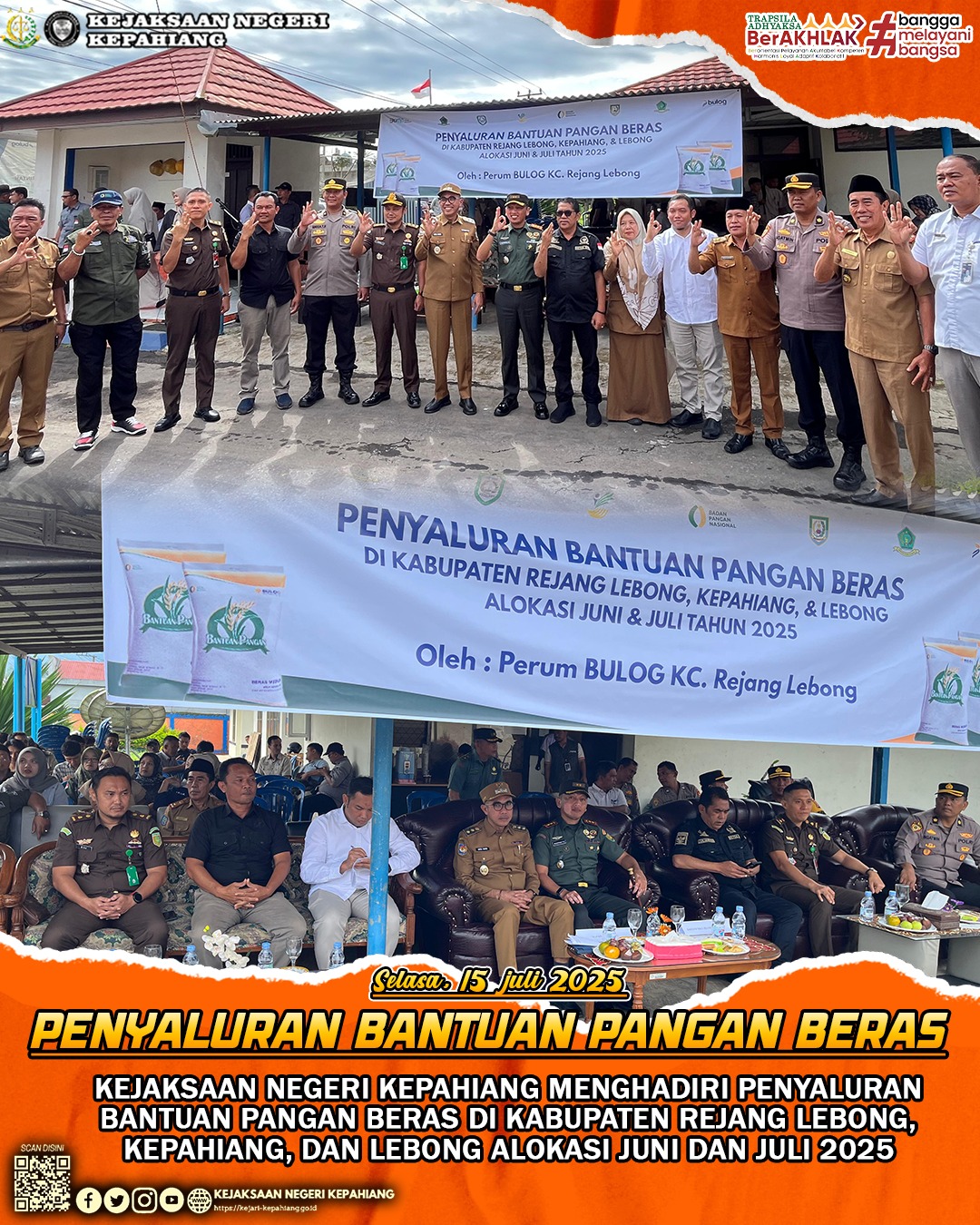 PENYALUR BANTUAN PANGAN BERAS