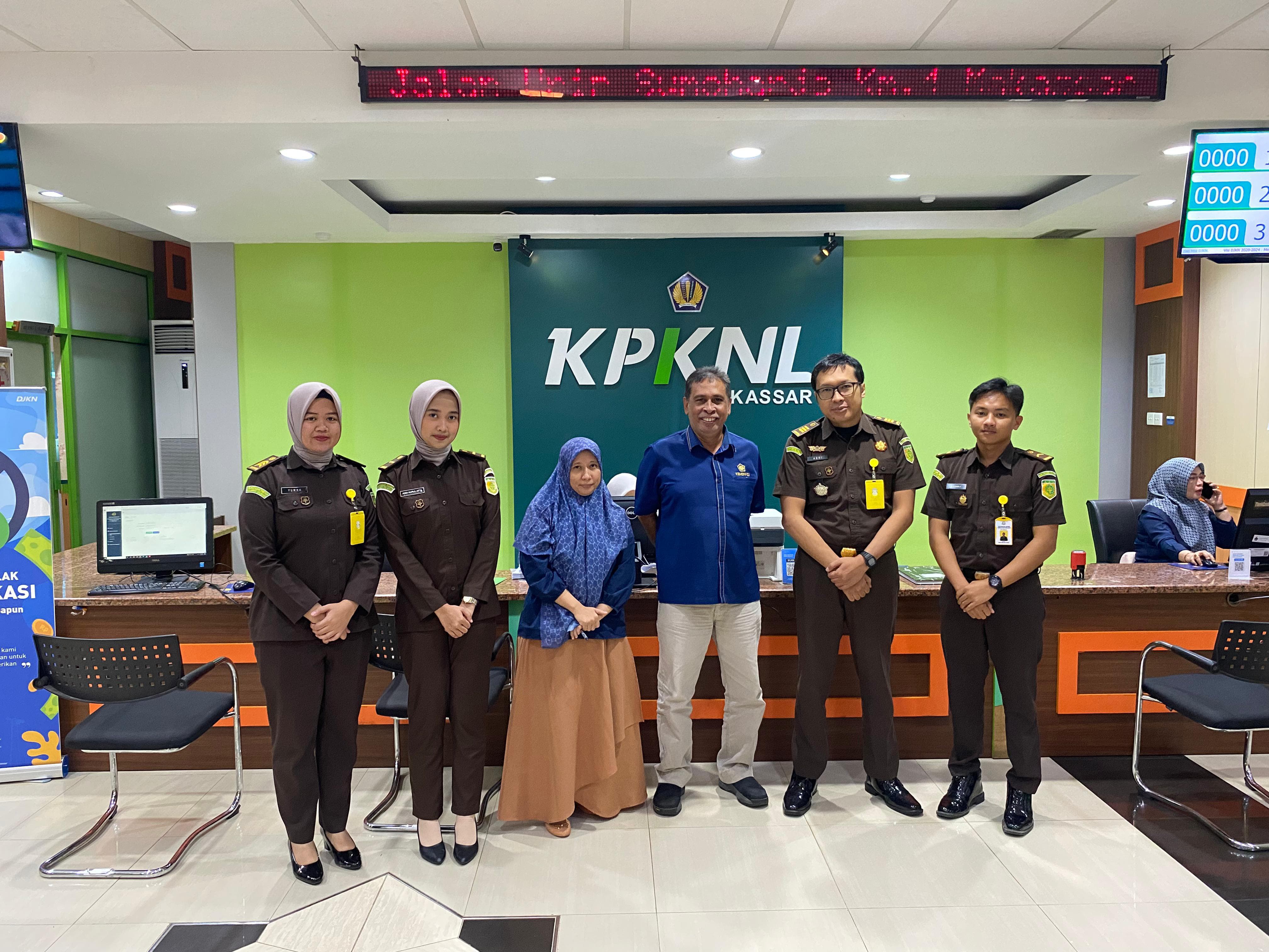 Koordinasi Bidang Pemulihan Aset dan Pengelolaan Barang Bukti dengan Kantor Pelayanan Kekayaan Negara dan Lelang Makassar