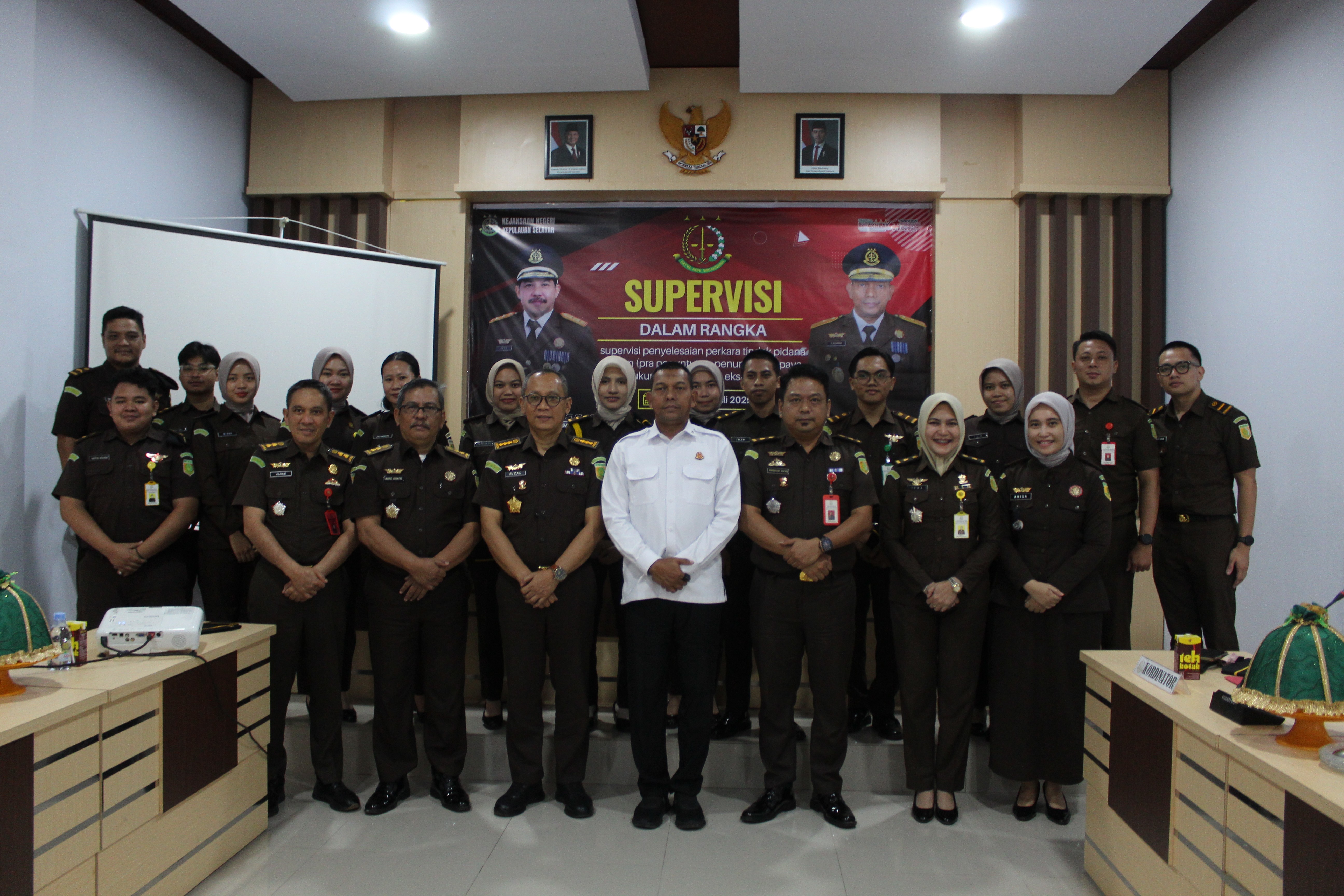 Kunjungan Wakil Kepala Kejaksaan Tinggi Sulawesi Selatan  dan Supervisi Bidang Tindak Pidana Umum