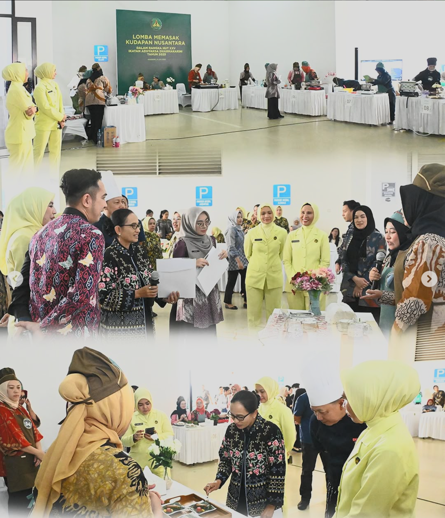 Bazar dan lomba memasak kudapan nusantara dalam rangka HUT XXV Ikatan Adhyaksa Dharmakarini IAD) wilayah Jawa Barat Tahun 2025