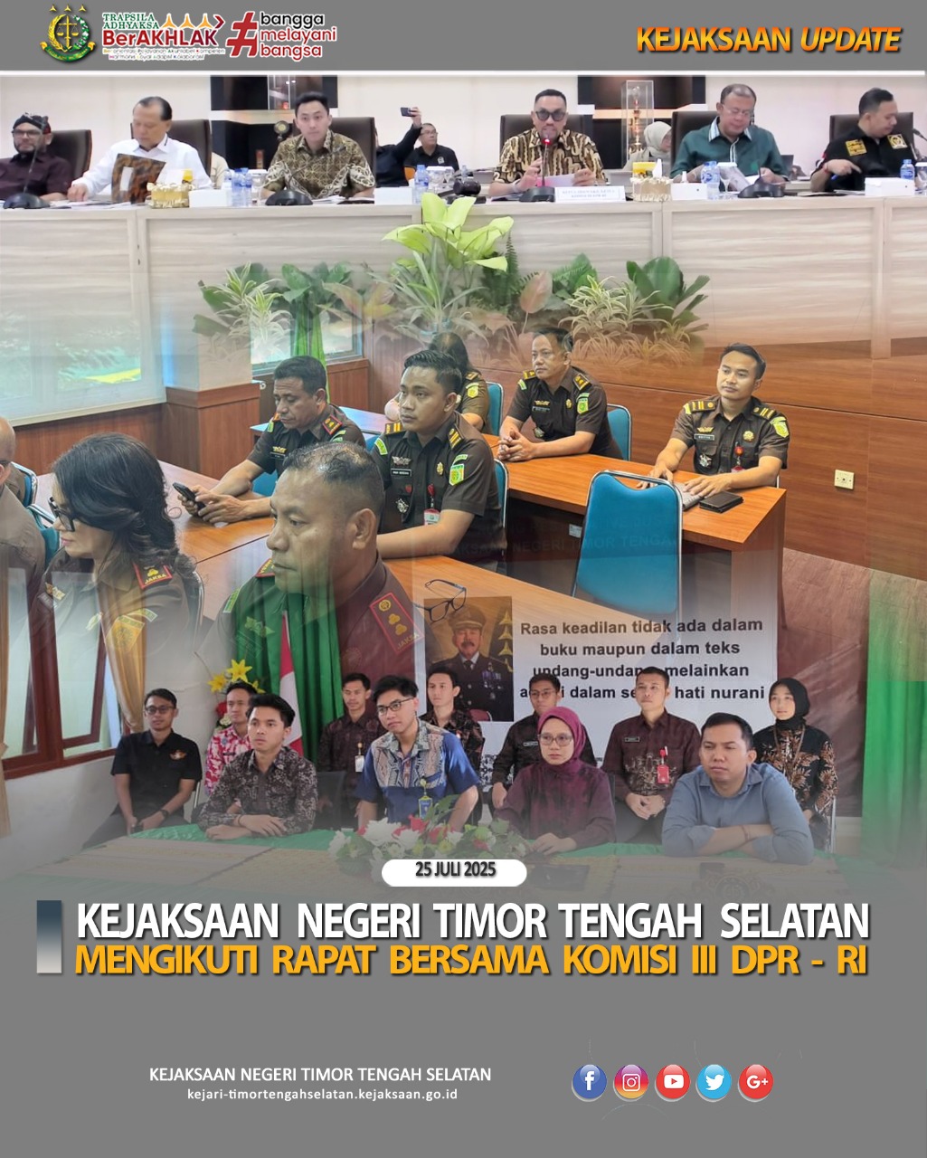 Rapat Bersama Komisi III DPR-RI