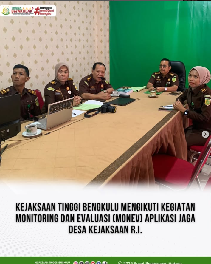 Kegiatan Monitoring Dan Evaluasi Monev) Aplikasi Jaga Desa Kejaksaan R.I.