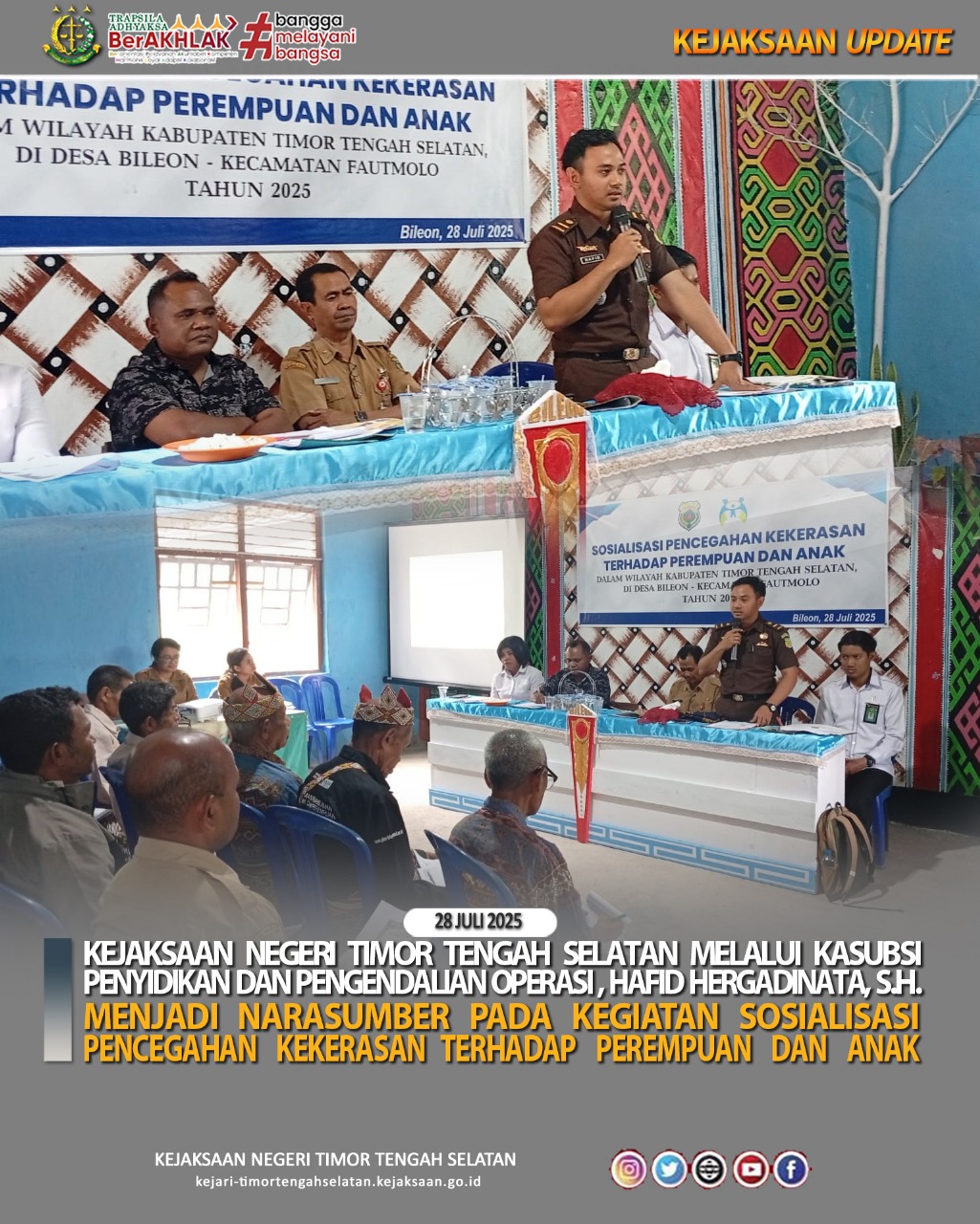 Kegiatan Sosialisasi Pencegahan Kekerasan Terhadap Perempuan Dan Anak Tahun 2025