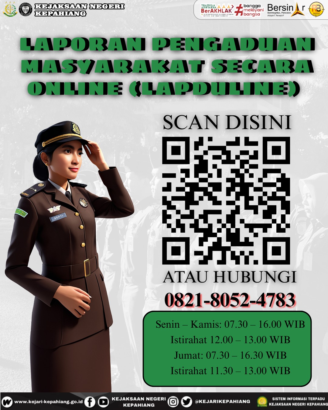 LAPDULINE Laporan Pengaduan Masyarakat Secara Online)