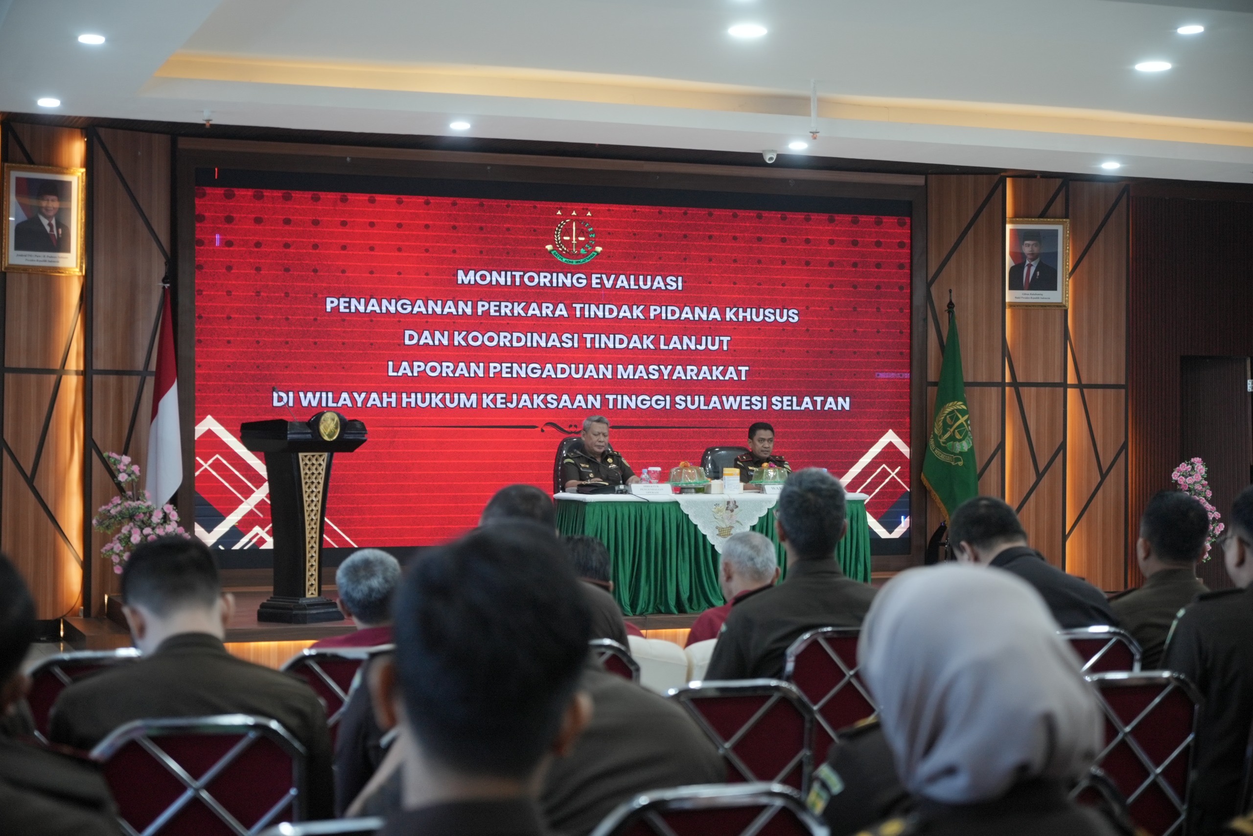 Jampidsus Lakukan Monev Penanganan Perkara Tindak Pidana Khusus di Kejati Sulsel