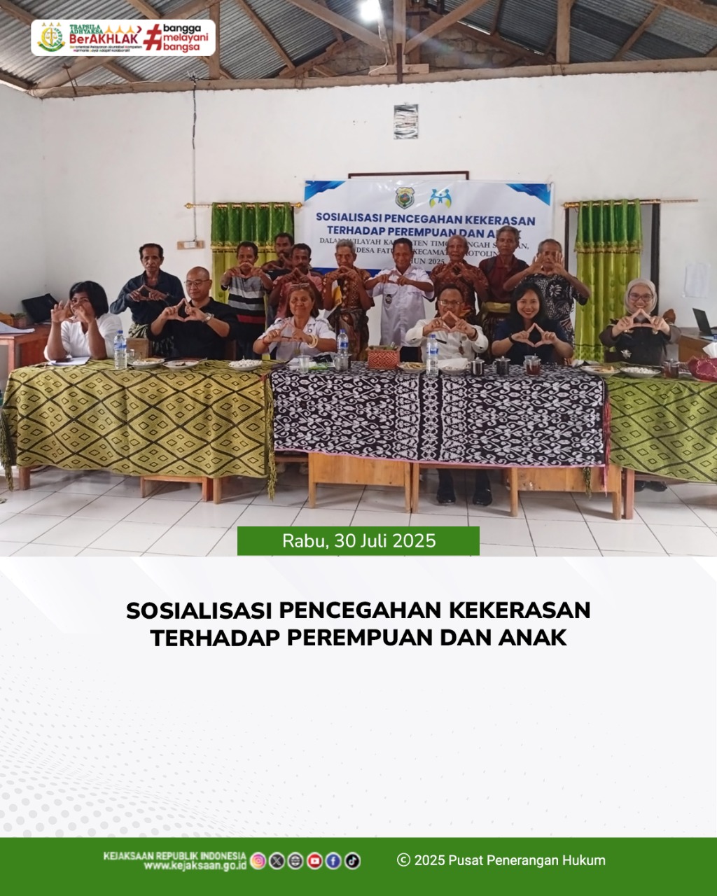 kegiatan Sosialisasi Pencegahan Kekerasan Terhadap Perempuan dan Anak Di Desa Bileon, Kec. Fautmolo