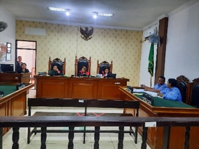 Jaksa Pengacara Negara JPN) hadir mewakili PT. Pelabuhan Indonesia Persero)  Pada Sidang Perdata di PN Kota Kupang