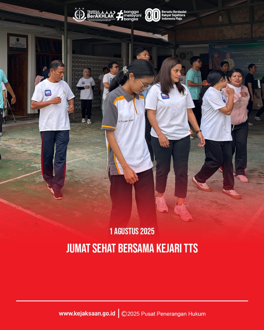 JUMAT SEHAT BERSAMA KEJARI TTS