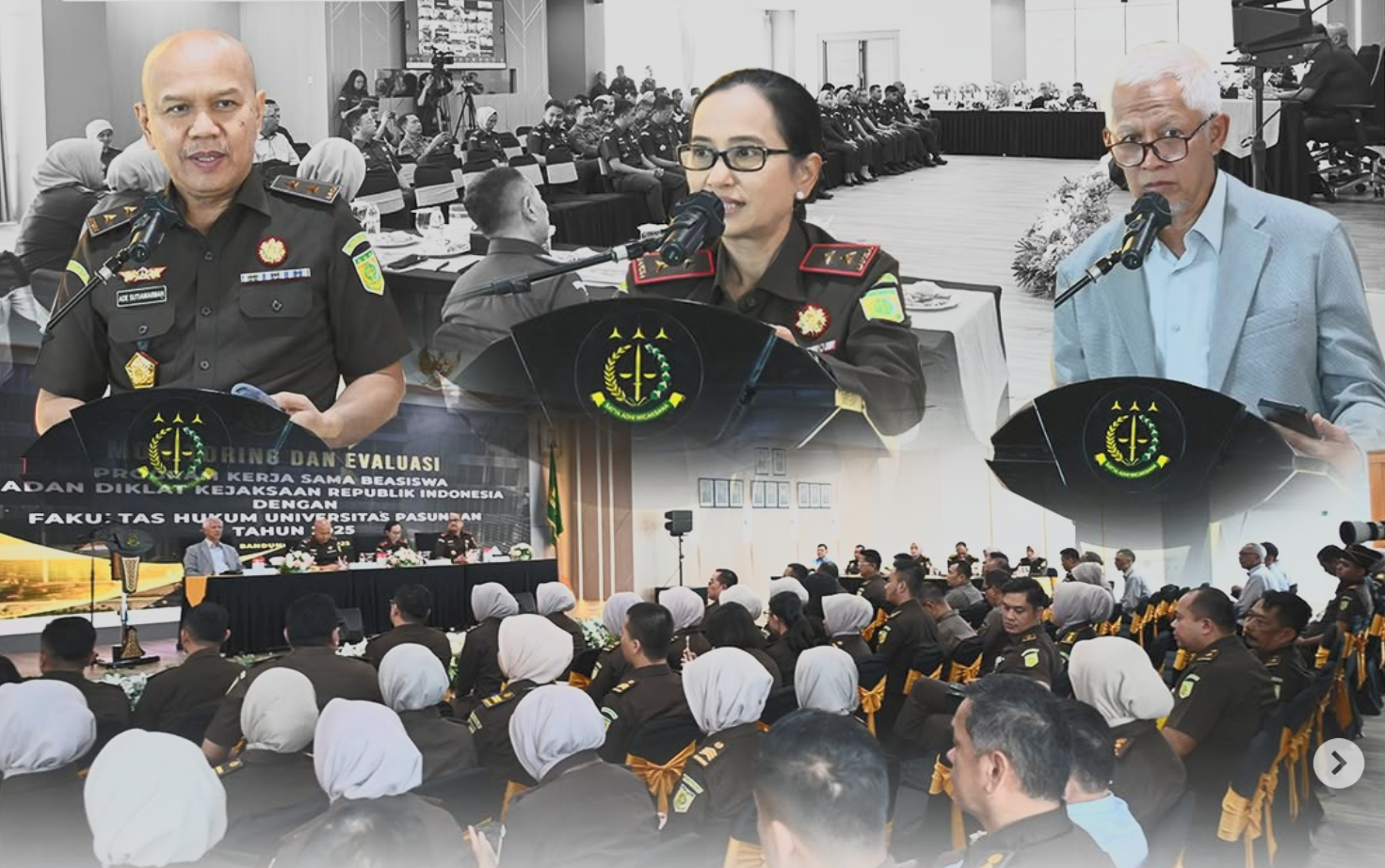 Monitoring dan Evaluasi kerja sama beasiswa Badan Diklat Kejaksaan R.I dengan Fakultas Hukum Universitas Pasundan Tahun 2025