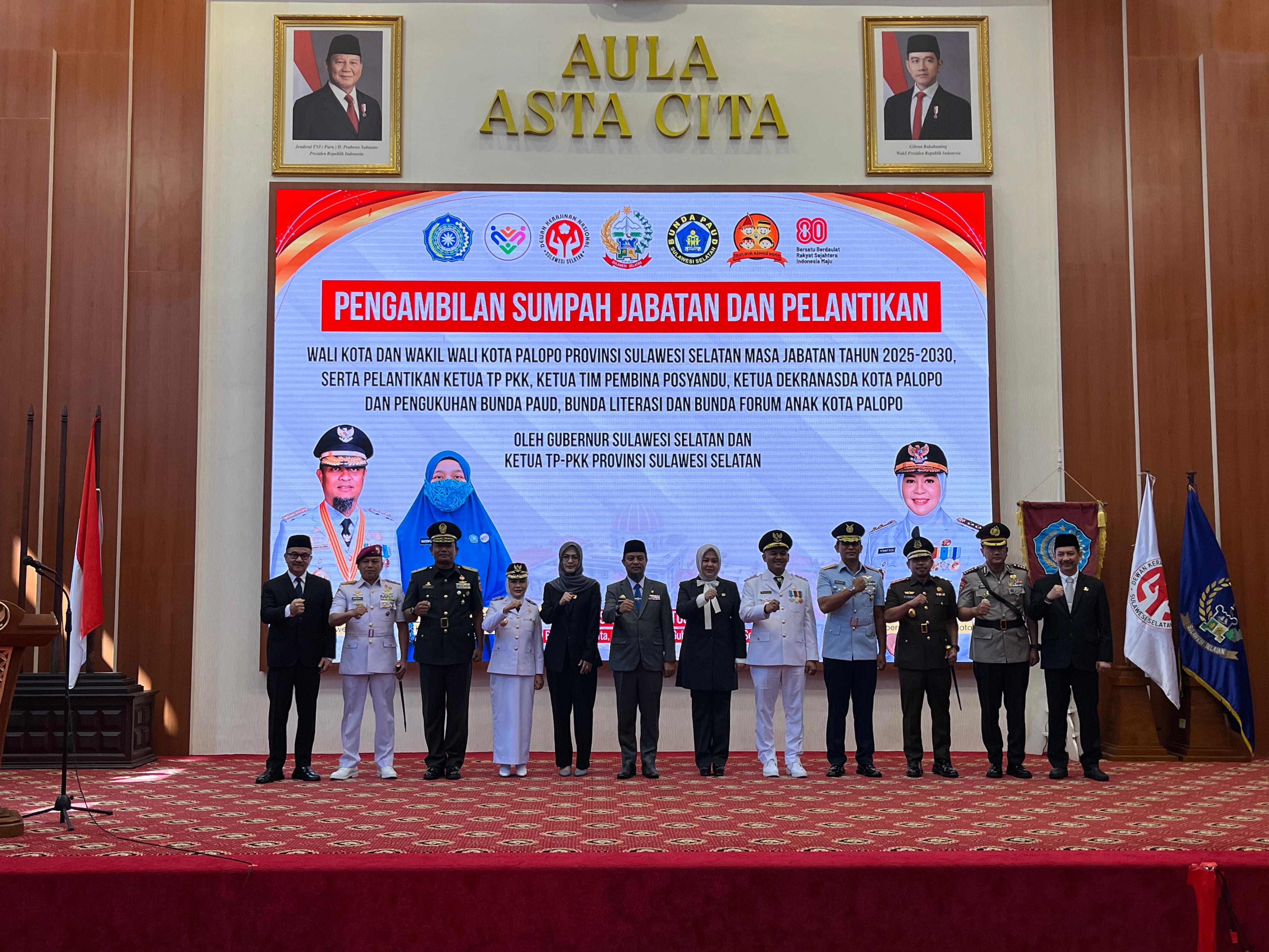 Kajati Sulsel Agus Salim Hadiri Momen Bersejarah Pelantikan Walikota Palopo Naili-Ome, Dorong Sinergi Pemerintahan Bersih dan Melayani