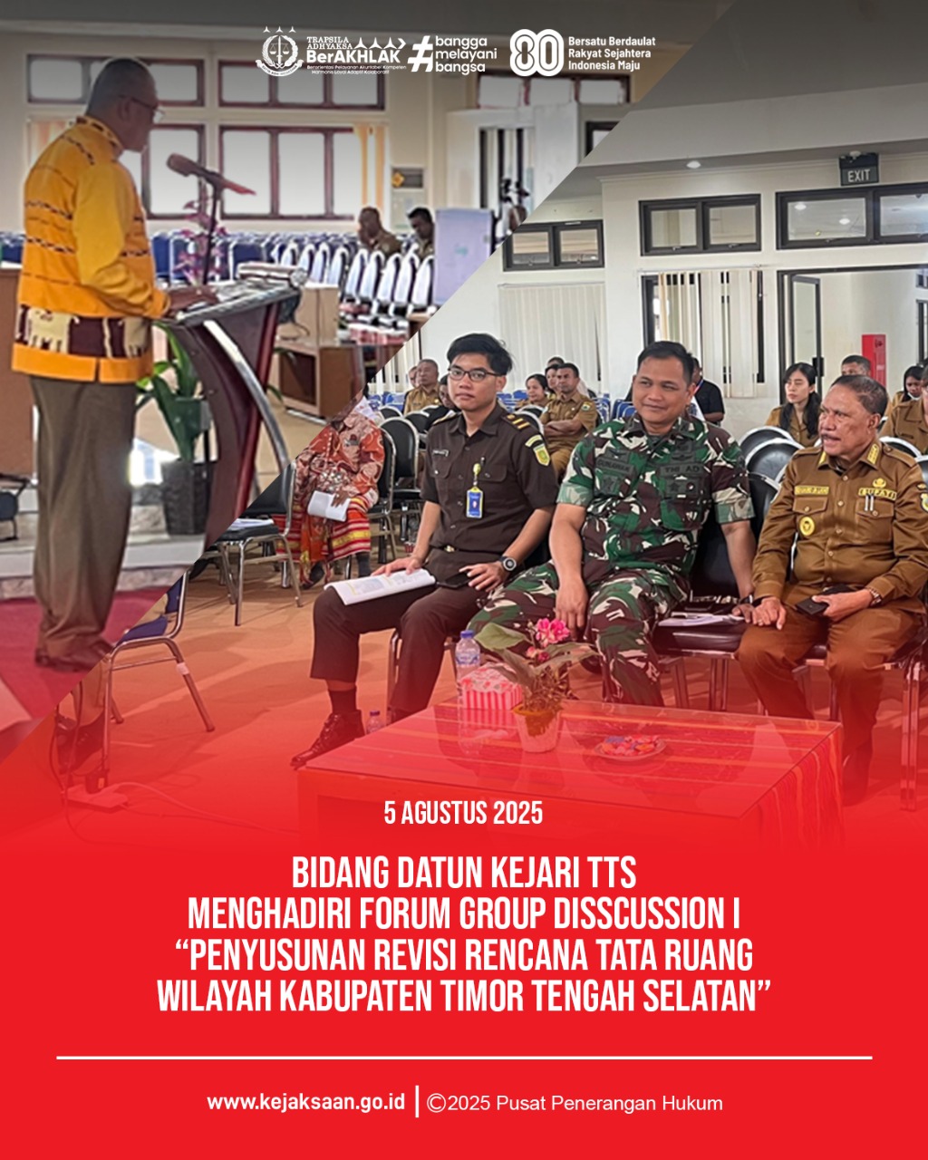 Forum Group Discussion I bersama Pemerintah Daerah Kabupaten Timor Tengah Selatan dan Dewan Perwakilan Rakyat Daerah Kabupaten Timor Tengah Selatan