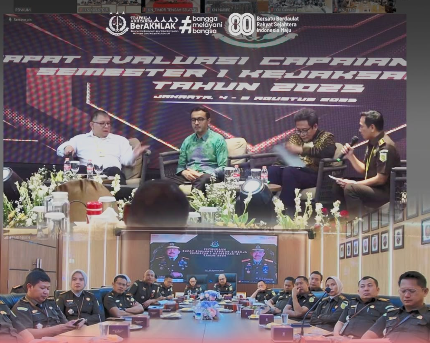 Pembekalan dengan tema ”Transformasi Tata Kelola Lembaga dari SWOT dan AGHT Analysis menuju Corporate Strategic Analisis