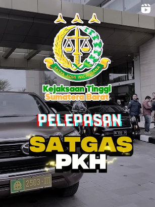 , Asisten Tindak Pidana Khusus Kejati Sumbar Fajar Mufti, S.H., M.Hum menerima sekaligus melepas satgas penertiban kawasan hutan Satgas PKH) di Padang
