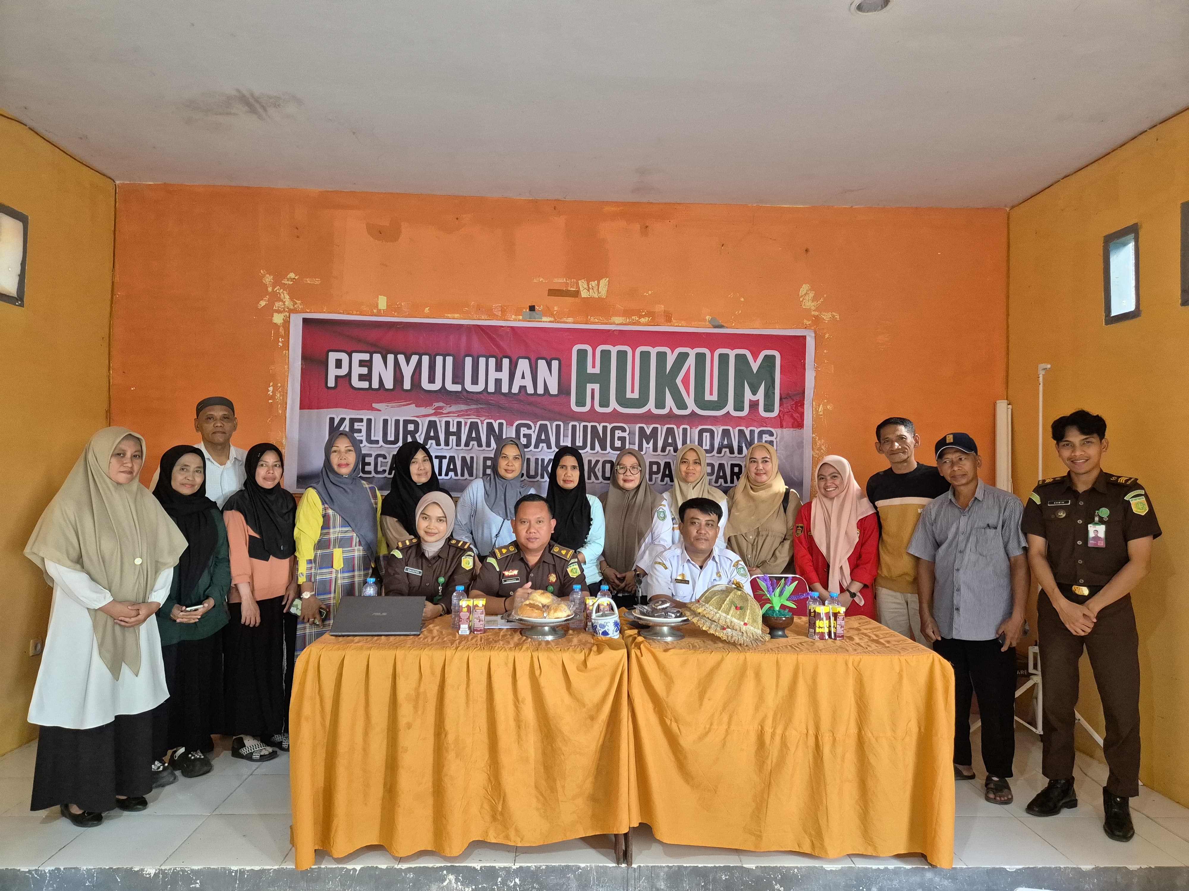 Penyuluhan Hukum di Kelurahan Galung Maloang, Kejari Parepare Beri Edukasi Mengenai Tupoksi dan Restorative Justice