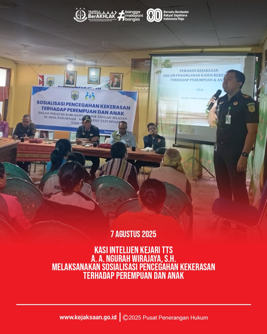 kegiatan Sosialisasi Pencegahan Kekerasan Terhadap Perempuan dan Anak