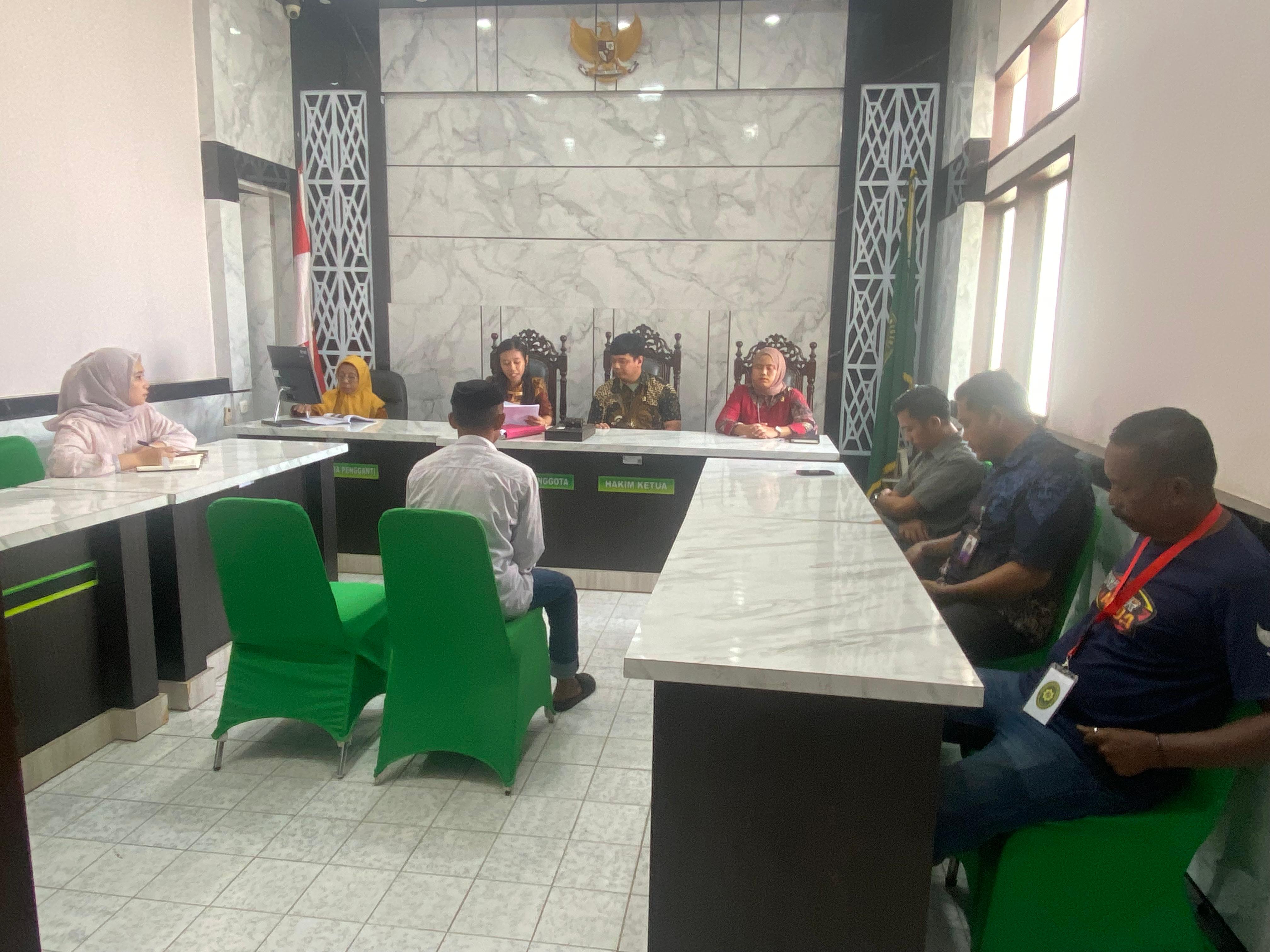 Sidang Pidana Umum Agenda Sidang Pembacaan Putusan Perkara Tindak Pidana permufakatan jahat tanpa hak menjadi perantara dalam jual beli Narkotika Golongan I yang dilakukan secara berlanjut