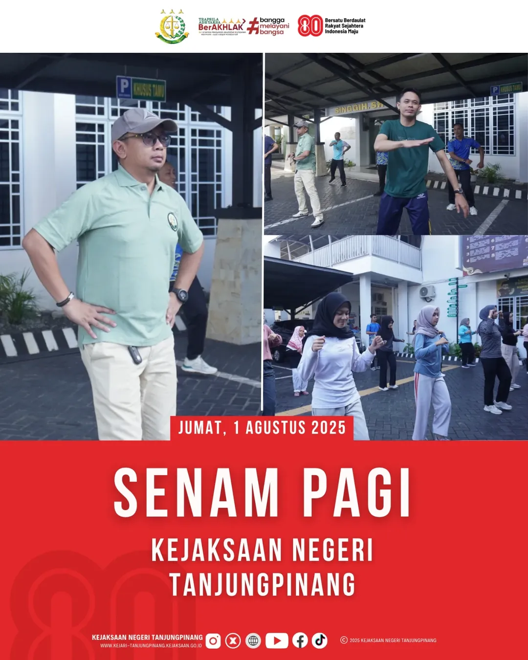Senam Pagi Kejaksaan Negeri Tanjungpinang