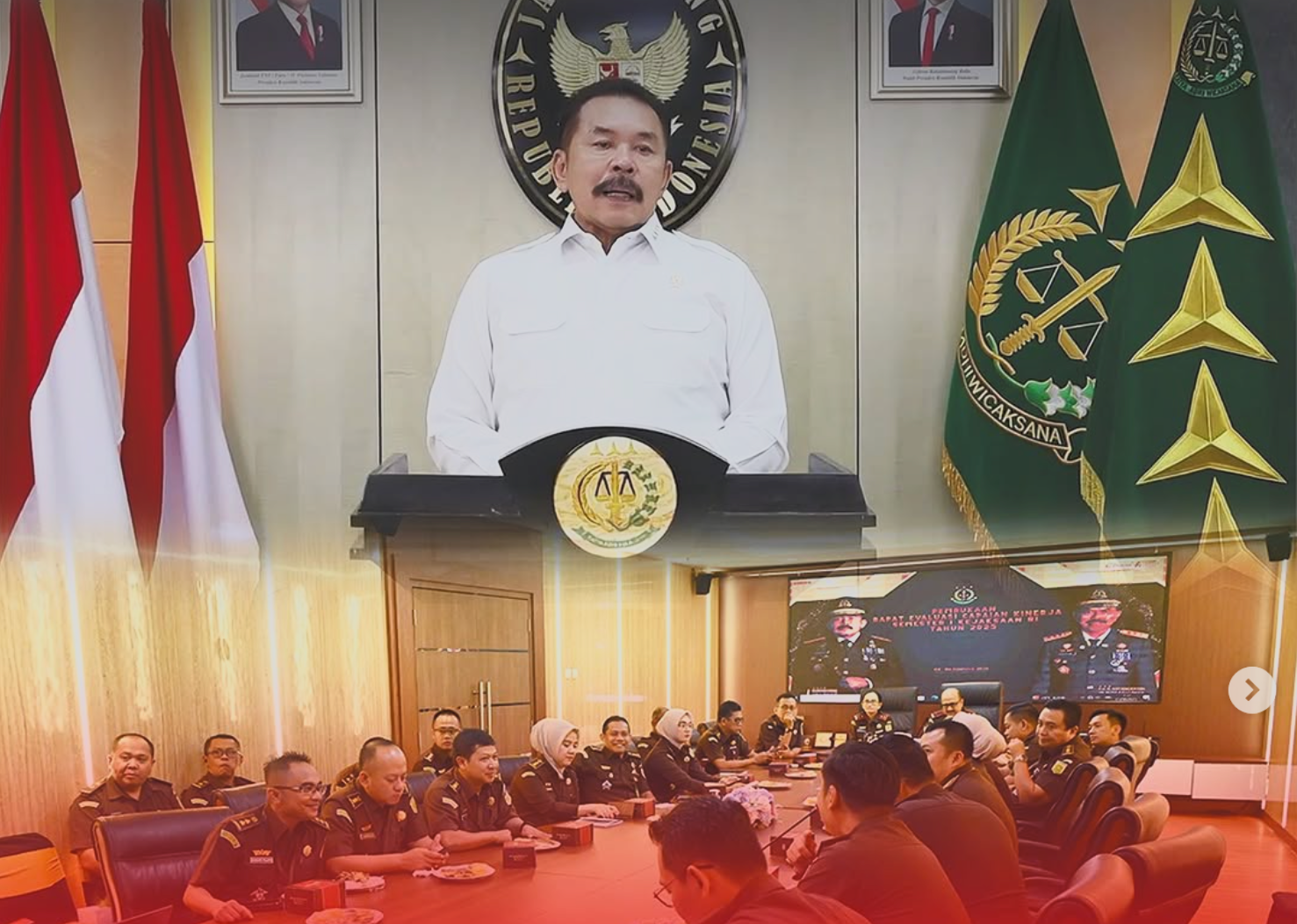 Pembukaan Rapat Evaluasi Capaian Kinerja Semester I BidangBadan Kejaksaan RI Tahun 2025