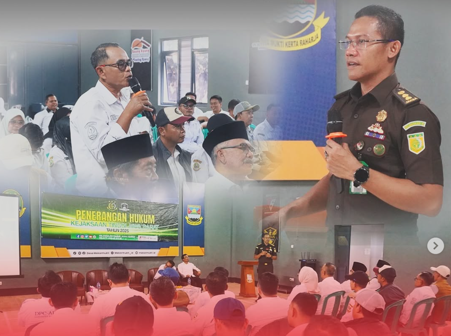 Penerangan Hukum  Kejati Jabar di  Desa Mekarmukti Kabupaten Bandung Barat.