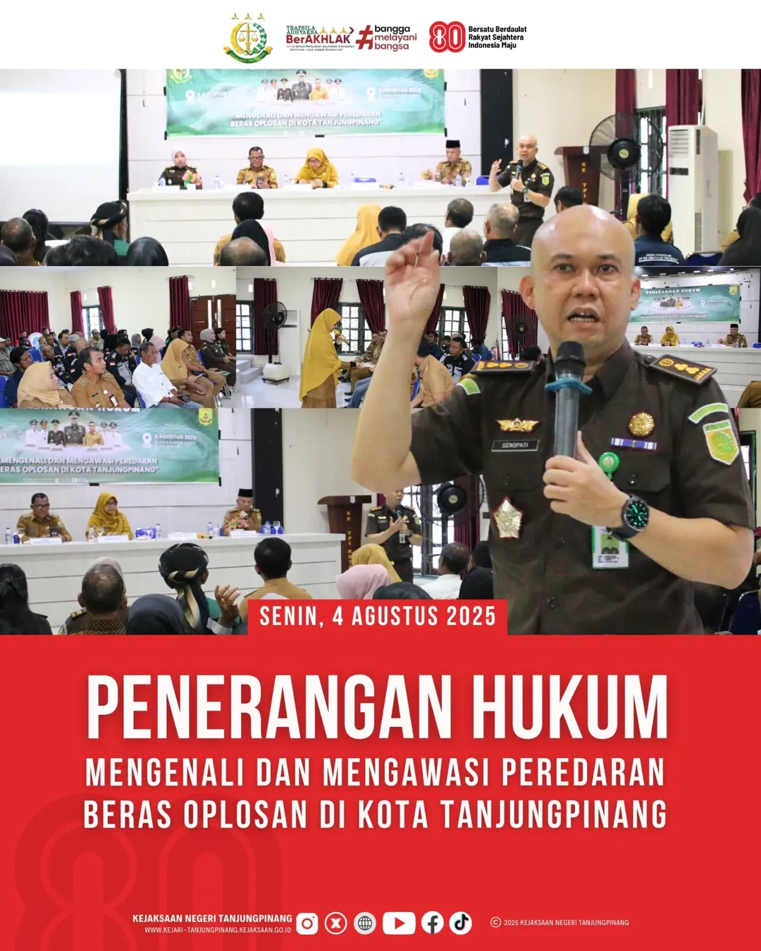 Penerangan Hukum Mengenali dan Mengawasi Peredaran Beras Oplosan di Kota Tanjungpinang