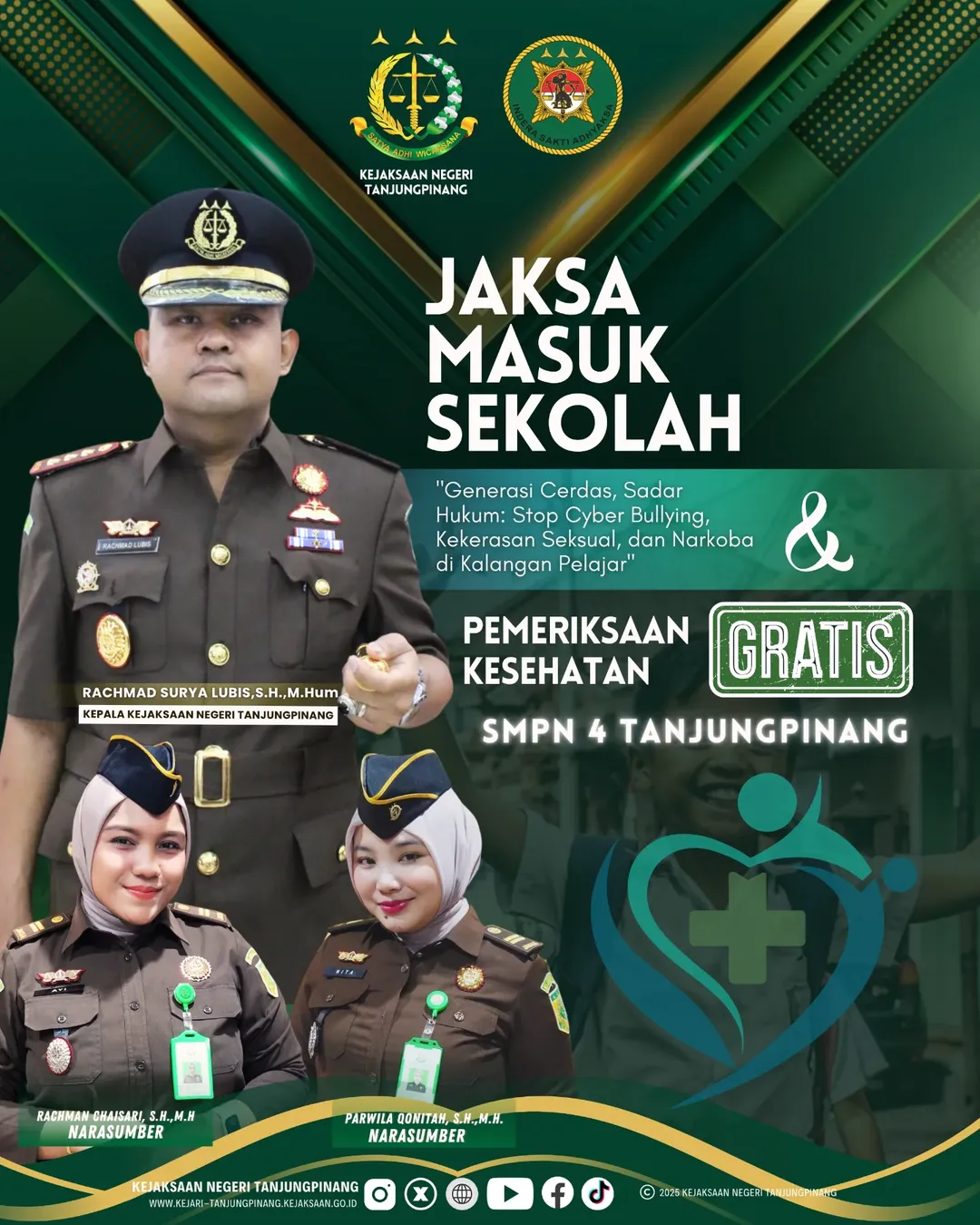 Jaksa Masuk Kuliah SMPN 4 Tanjungpinang