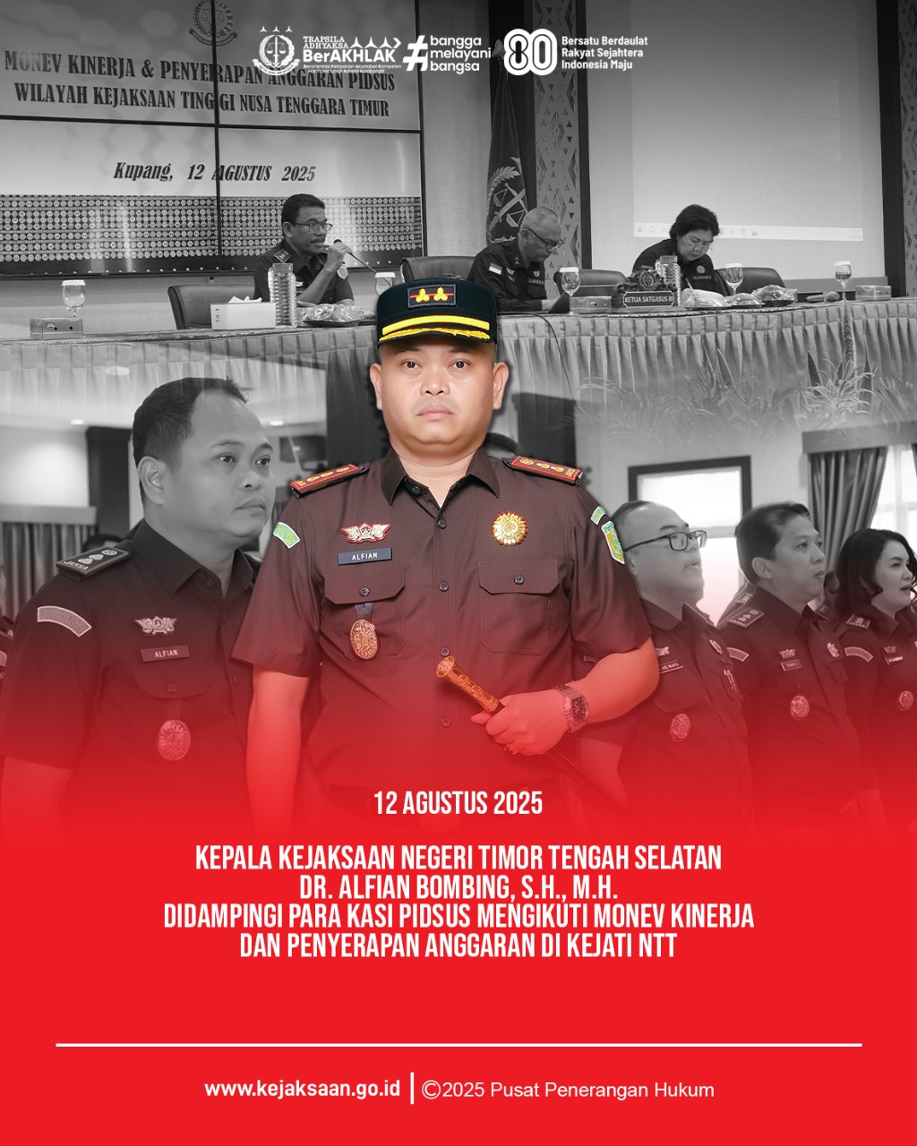 Monitoring dan Evaluasi Kinerja dan Penyerapan Anggaran Bidang Pidsus Wilayah Kejaksaan Tinggi Nusa Tenggara Timur