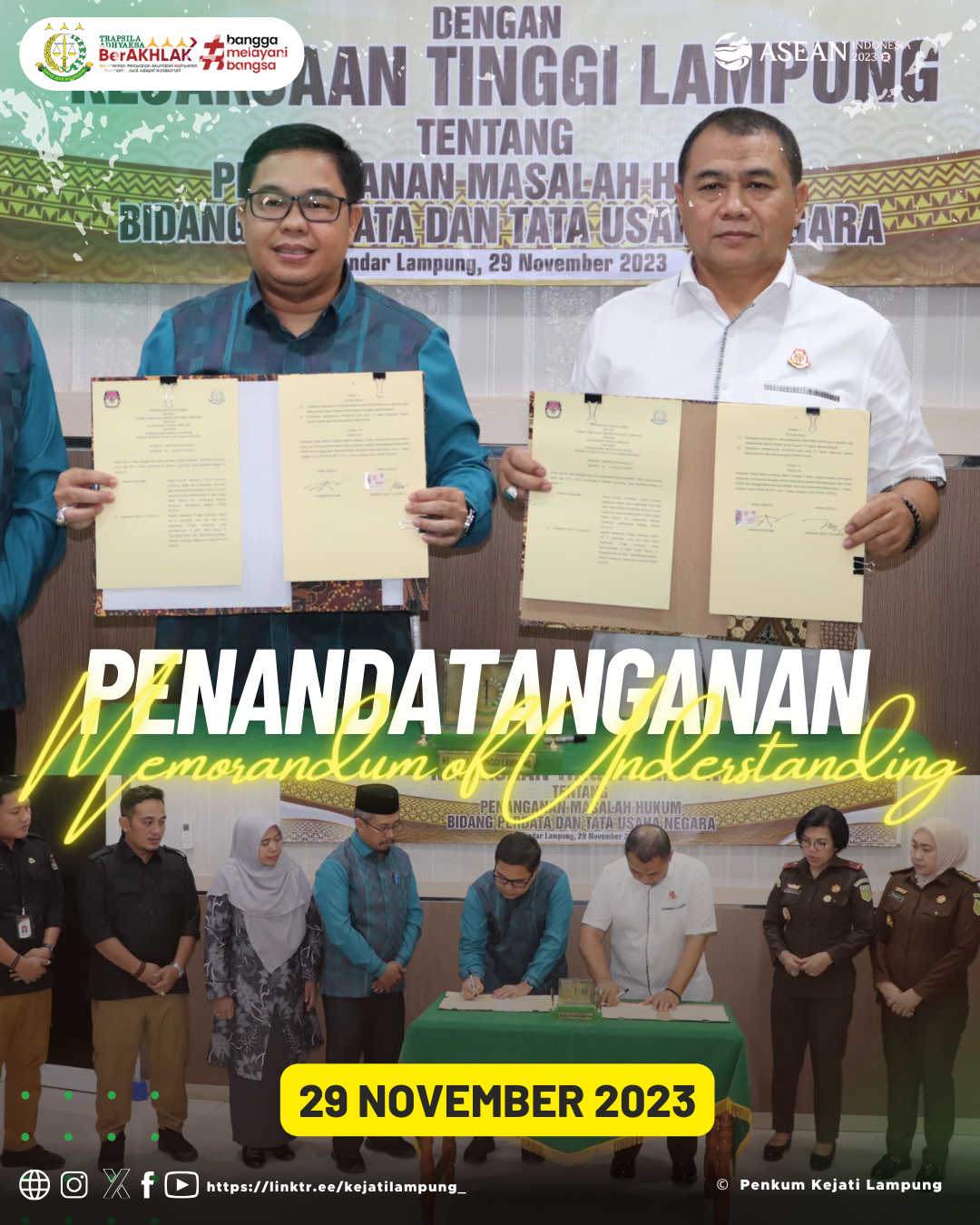 JPN KEJATI LAMPUNG MENANGKAN PERAKARA PERDATA MEWAKILI PTPN VII SEBAGAI TERGUGAT