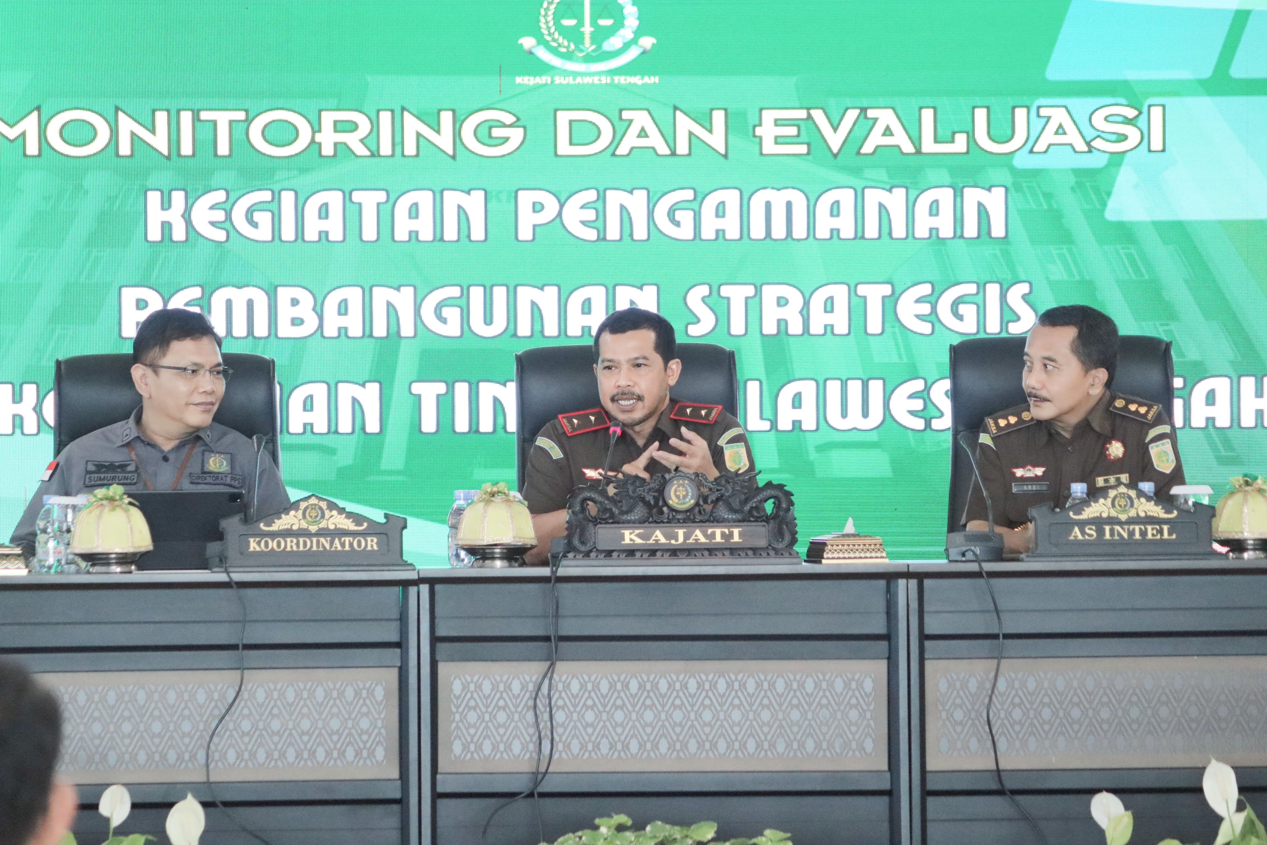 KEJAKSAAN AGUNG RI MELAKUKAN MONEV KEGIATAN PENGAMANAN PEMBANGUNAN STRATEGIS