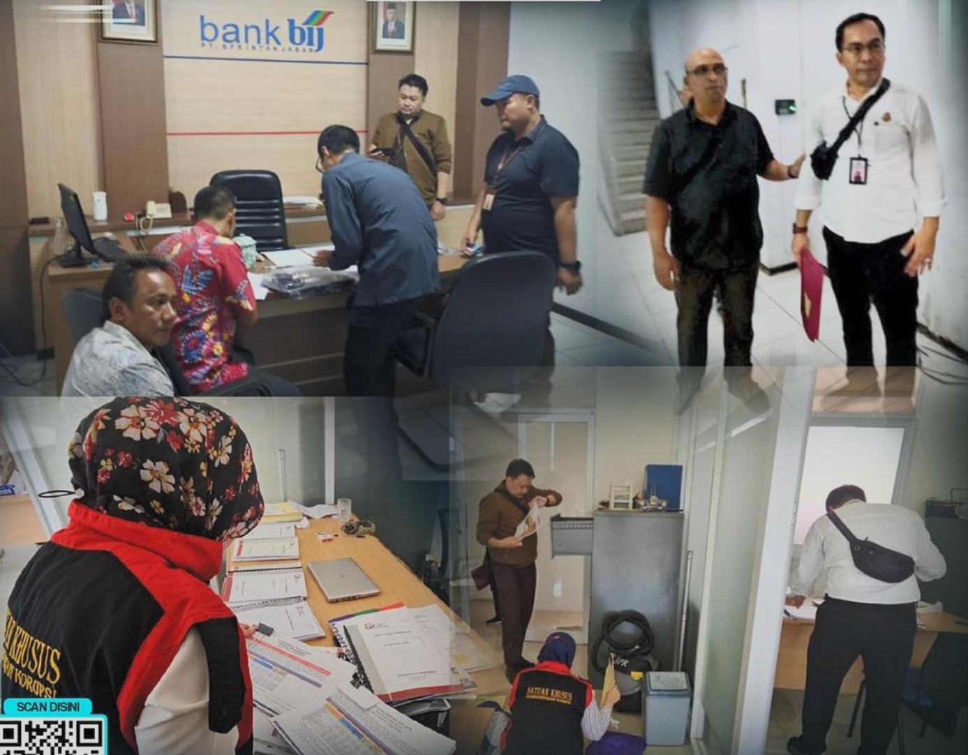 TIM PENYIDIK PIDSUS KEJATI JABAR MELAKSANAKAN PENGGELEDAHAN