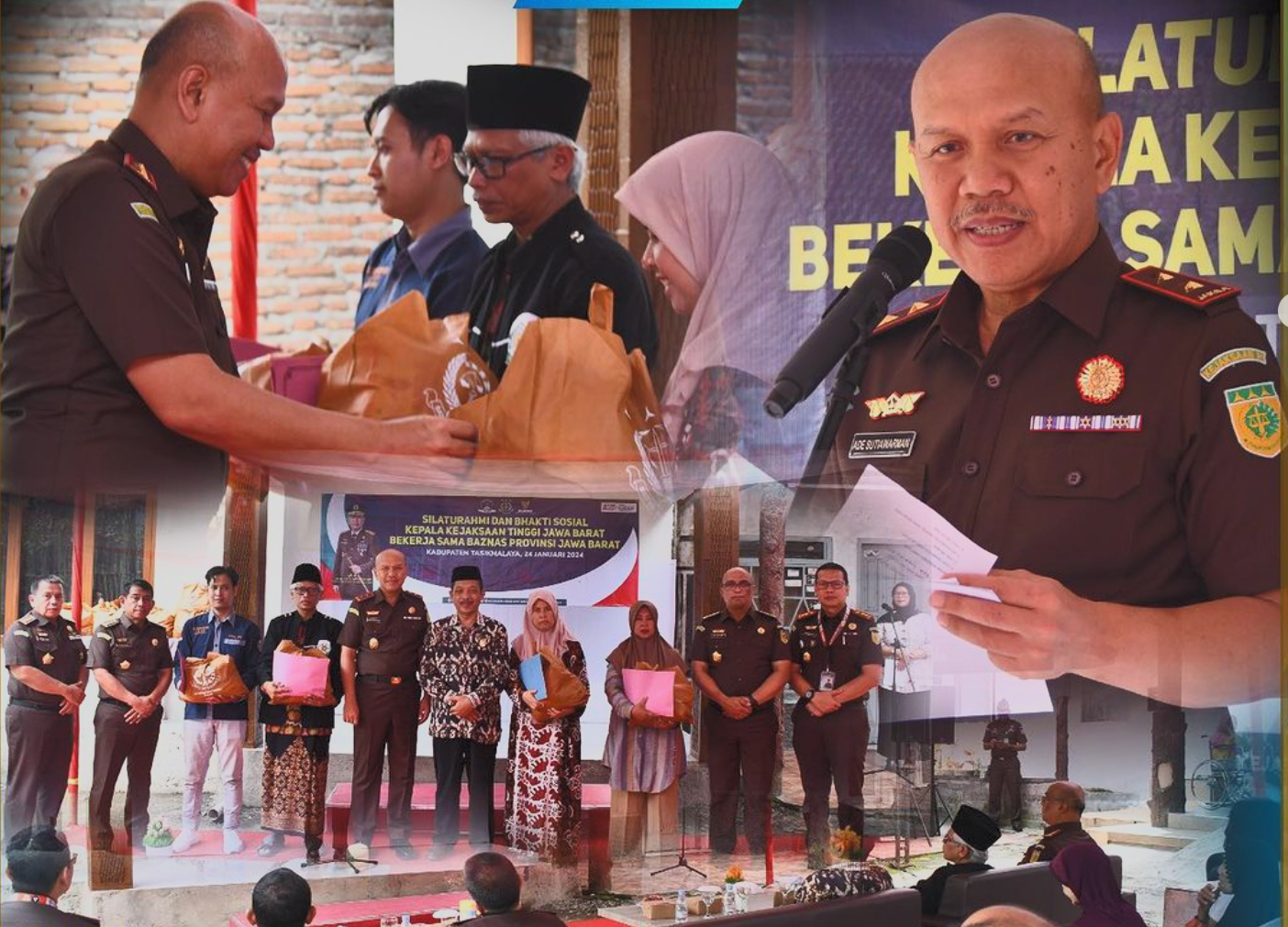 KAJATI JABAR MEMBERIKAN BANTUAN KEPADA PANTI JOMPO DAN PANTI ASUHAN  DI DAERAH KAB TASIK DAN KOTA TASIKMALAYA