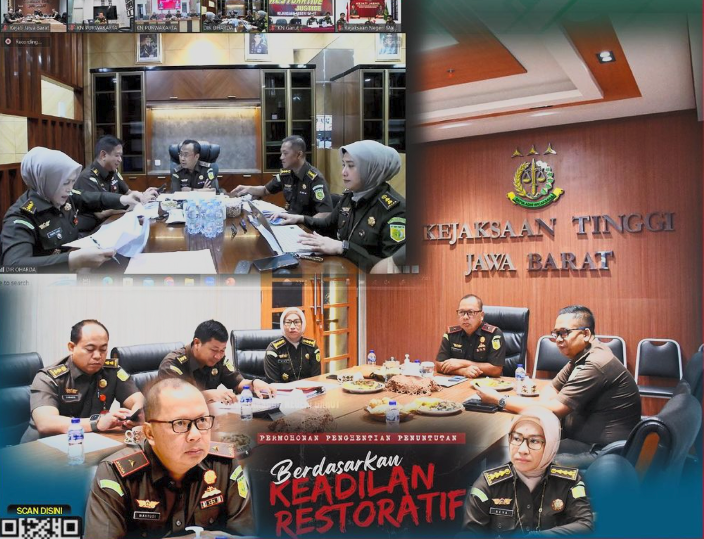 Permohonan penghentian penuntutan (Restoratif Justice) bersama JAM PIDUM Kejaksaan Agung RI