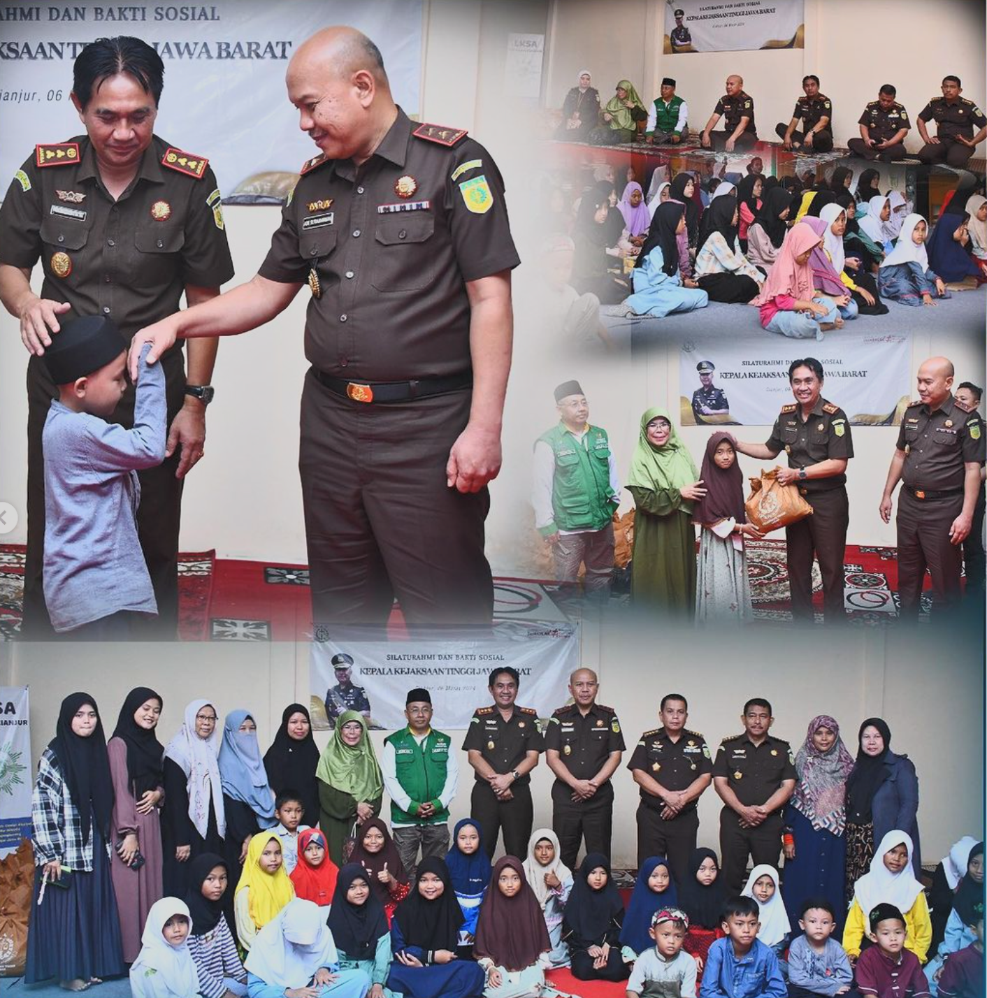 Kajati melakukan Bakti Sosial ke Yayasan Panti Asuhan Aisyiyah Islamic Center Cianjur