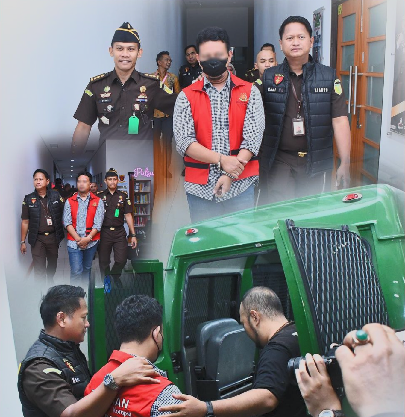 Tim Penyidik Kejati Jabar menahan tersangka Dugaan Tipikor Pasar Sindang Kasih Cigasong Majalengka