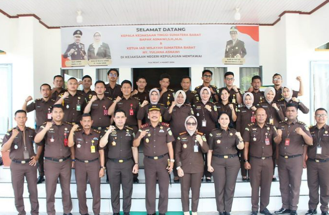 Kunjungan Kerja Kepala Kejaksaan Tinggi Sumatera Barat ke Kejari Mentawai