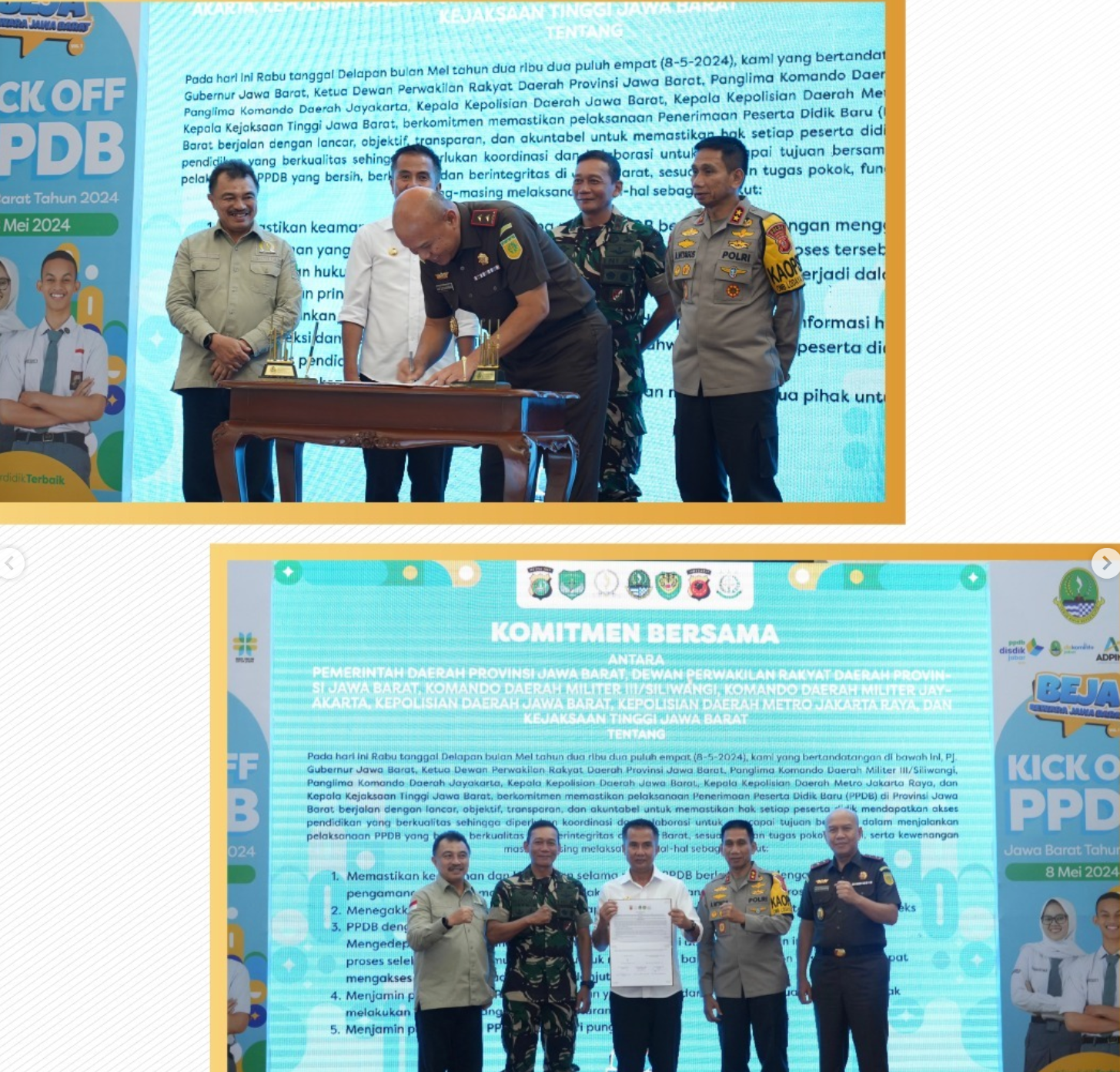 KICK OFF PENERIMAAN PESERTA DIDIK BARU (PPDB) 2024