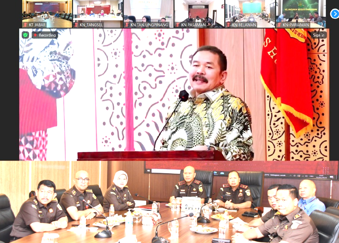 Seminar Nasional Sinergi Kejaksaan RI dan Kementrian BUMN RI guna Optimalisasi Pengelolaan BUMN