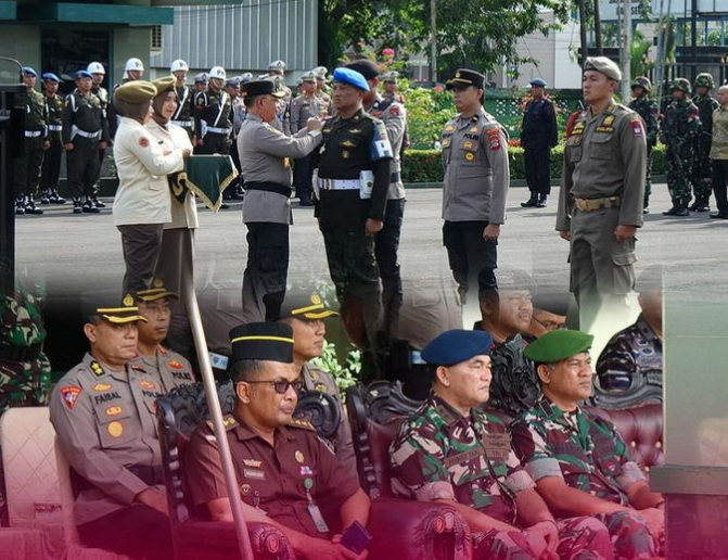 Kasi B Pada Bidang Intelijen Kejati Sumbar mengikuti Apel Gelar Pasukan VVIP Pengamanan Presiden Republik Indonesia