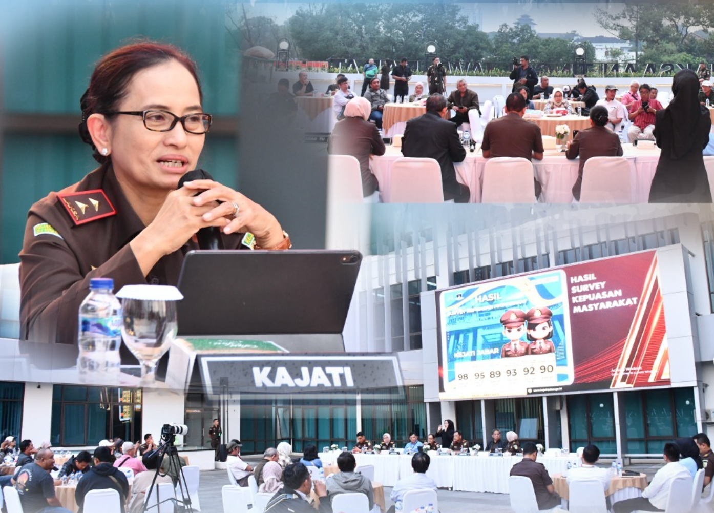 Konfrensi pers Kejaksaan tinggi jawa barat